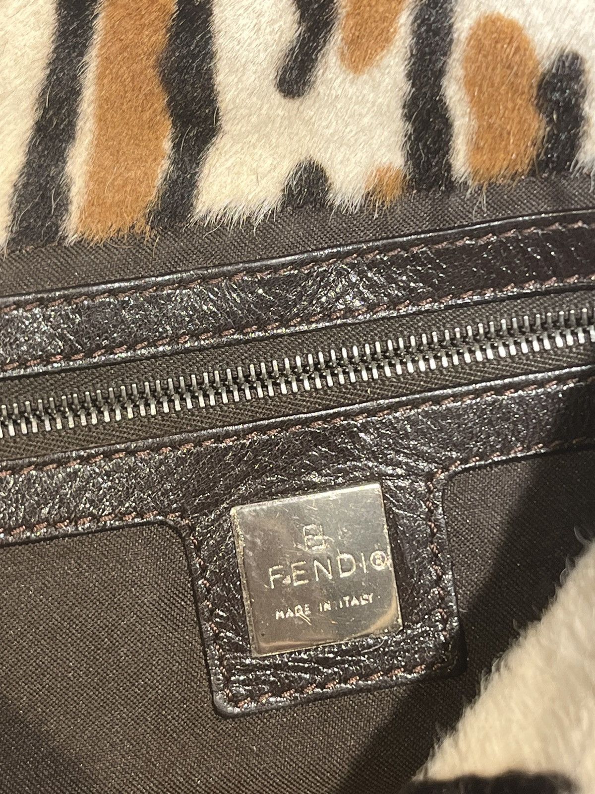 Fendi 2010 Fendi Pony-hair “Baguette” Leopard Print Shoulder Bag 🐆 Size ONE SIZE - 5 Thumbnail