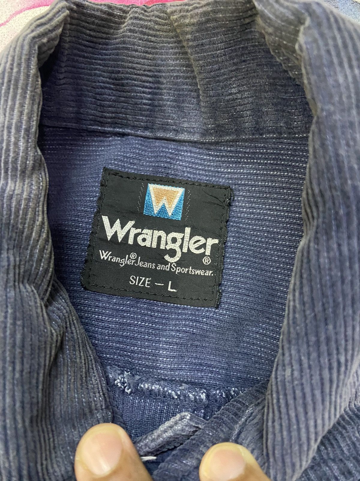 Vintage × Wrangler 🔥 Sunfaded 🔥 Vintage Distressed Wrangler Corduroy Jacket Size L / US 10 / IT 46 - 6 Thumbnail