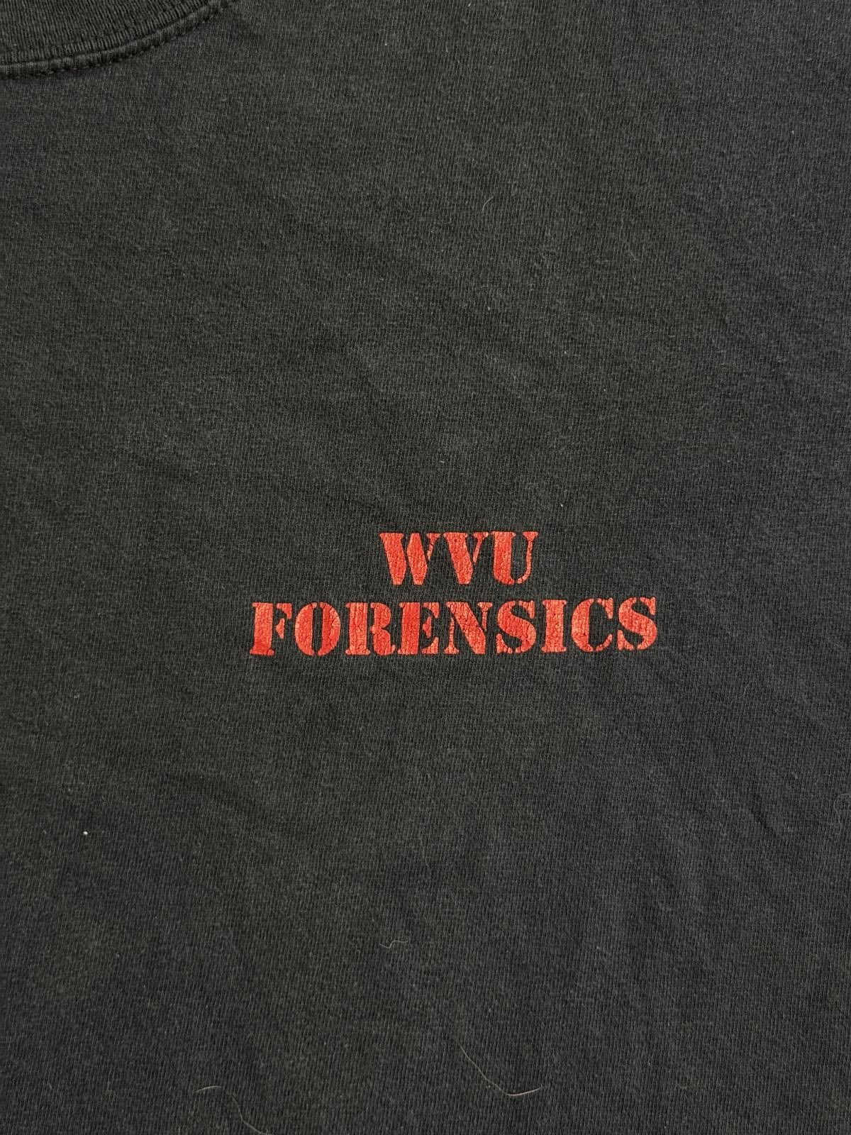 Gildan Faded WVU Forensics Tshirt West Virginia Forensic Science XL Size US XL / EU 56 / 4 - 5 Thumbnail