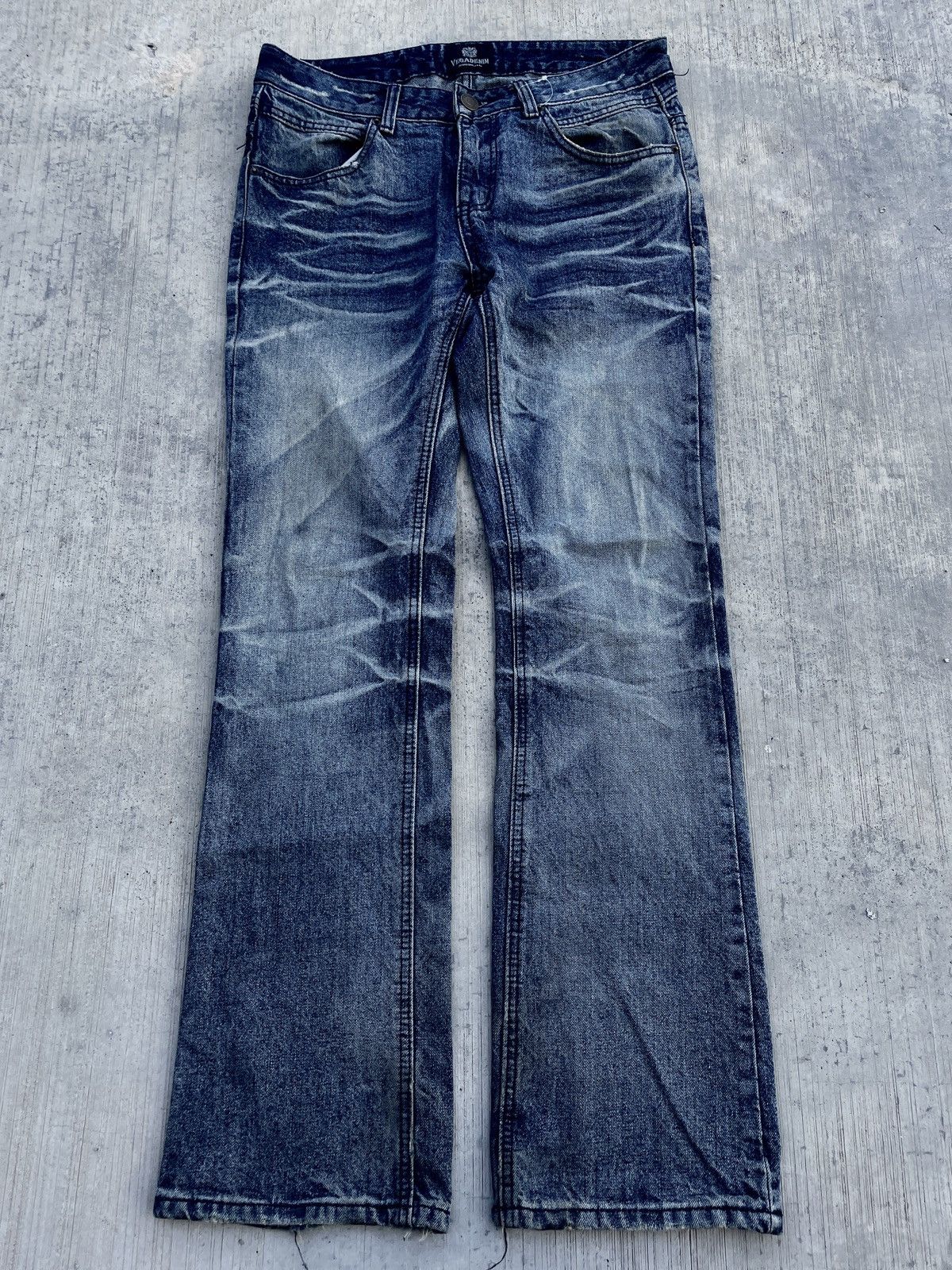 Japanese Brand 2000s JAPANESE BRAND VEGADENIM WHISKER WASH Size US 33 - 1 Thumbnail