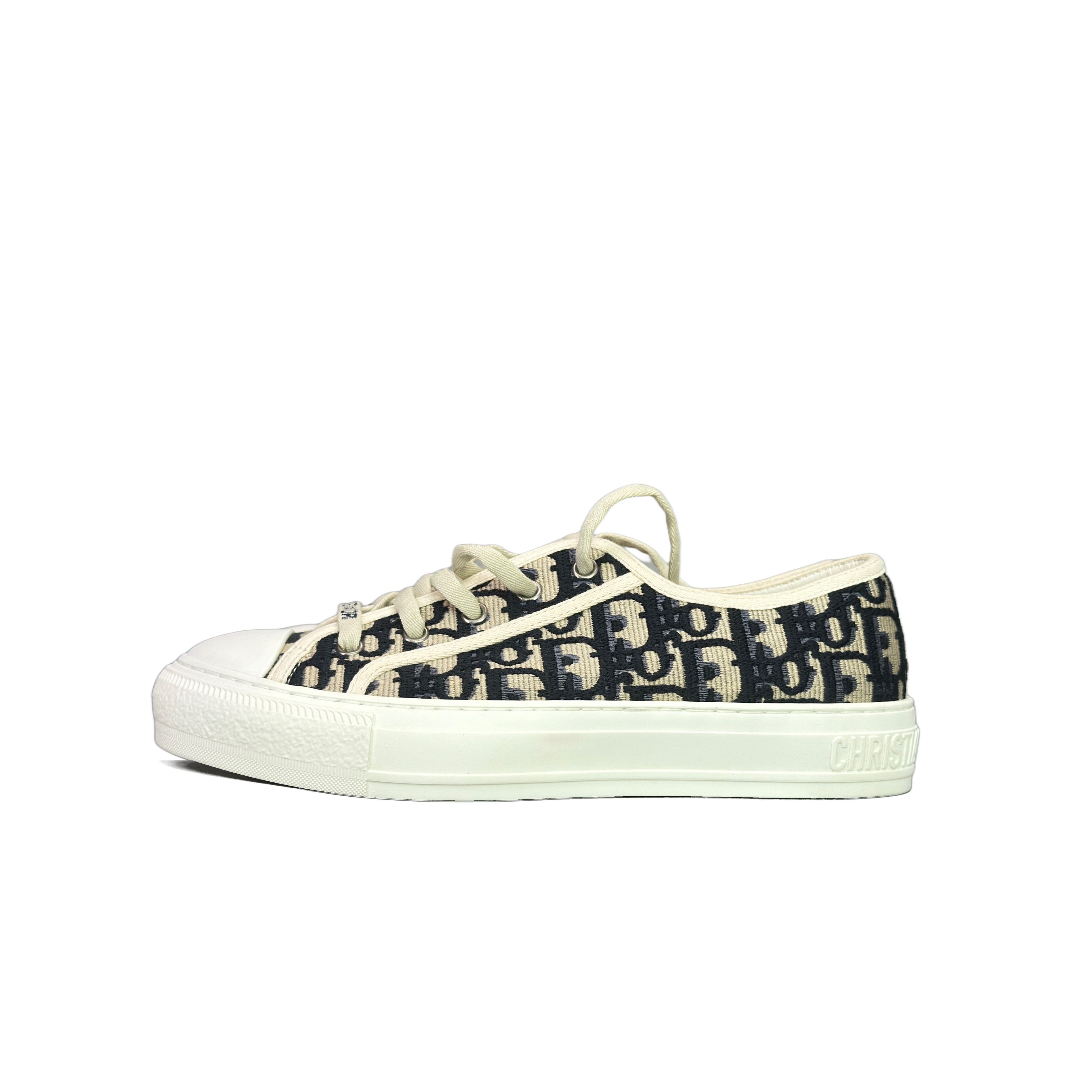 Dior Dior Walk'n'Dior Oblique Low-Top Sneakers Size 38 Size US 8 / IT 38 - 1 Thumbnail