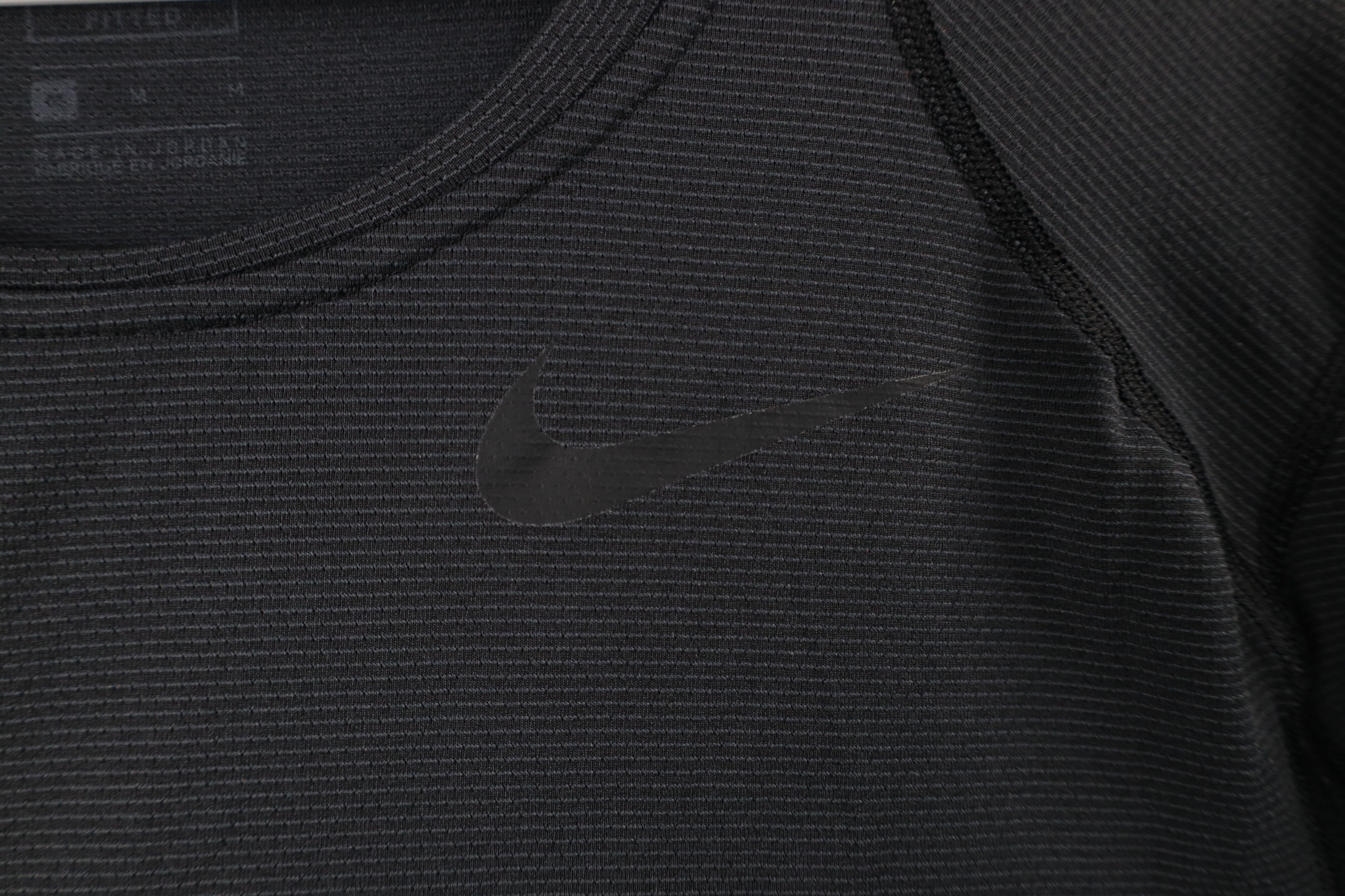 Nike Nike Pro Striped Knit Running Jogging Gym Training T-Shirt Size US M / EU 48-50 / 2 - 4 Thumbnail