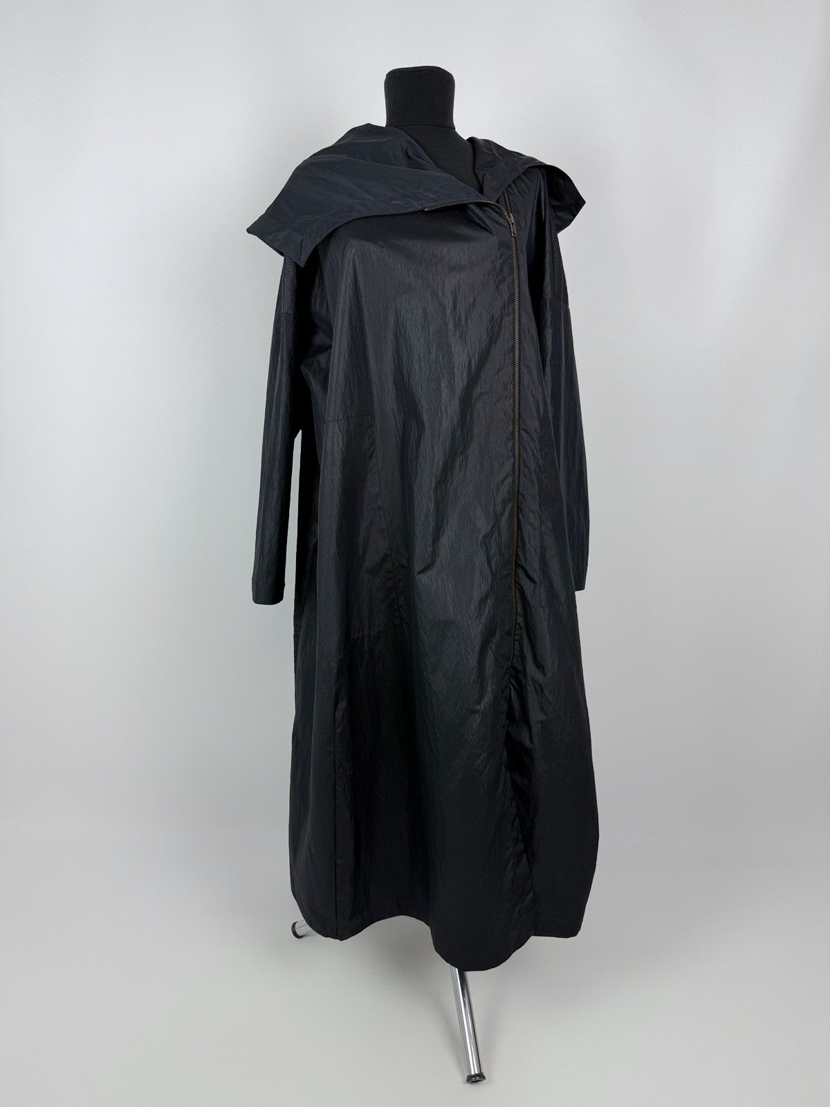 Other Manuelle Guibal Paris Assymetric Zip Hooded Rain Coat Size M / US 6-8 / IT 42-44 - 2 Thumbnail