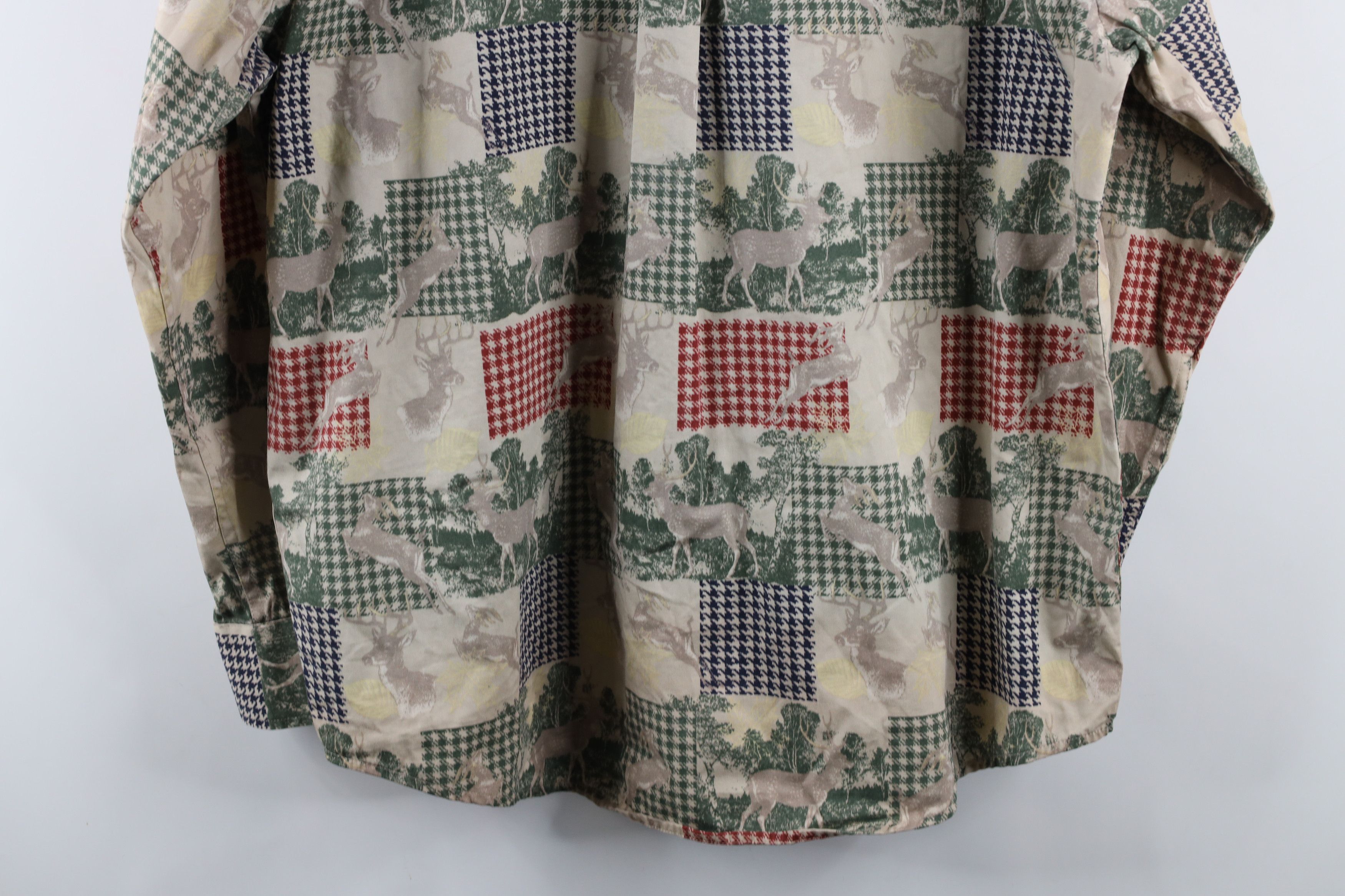 Vintage Vintage 90s Streetwear Buck All Over Print Button Down Shirt Size US XL / EU 56 / 4 - 12 Thumbnail
