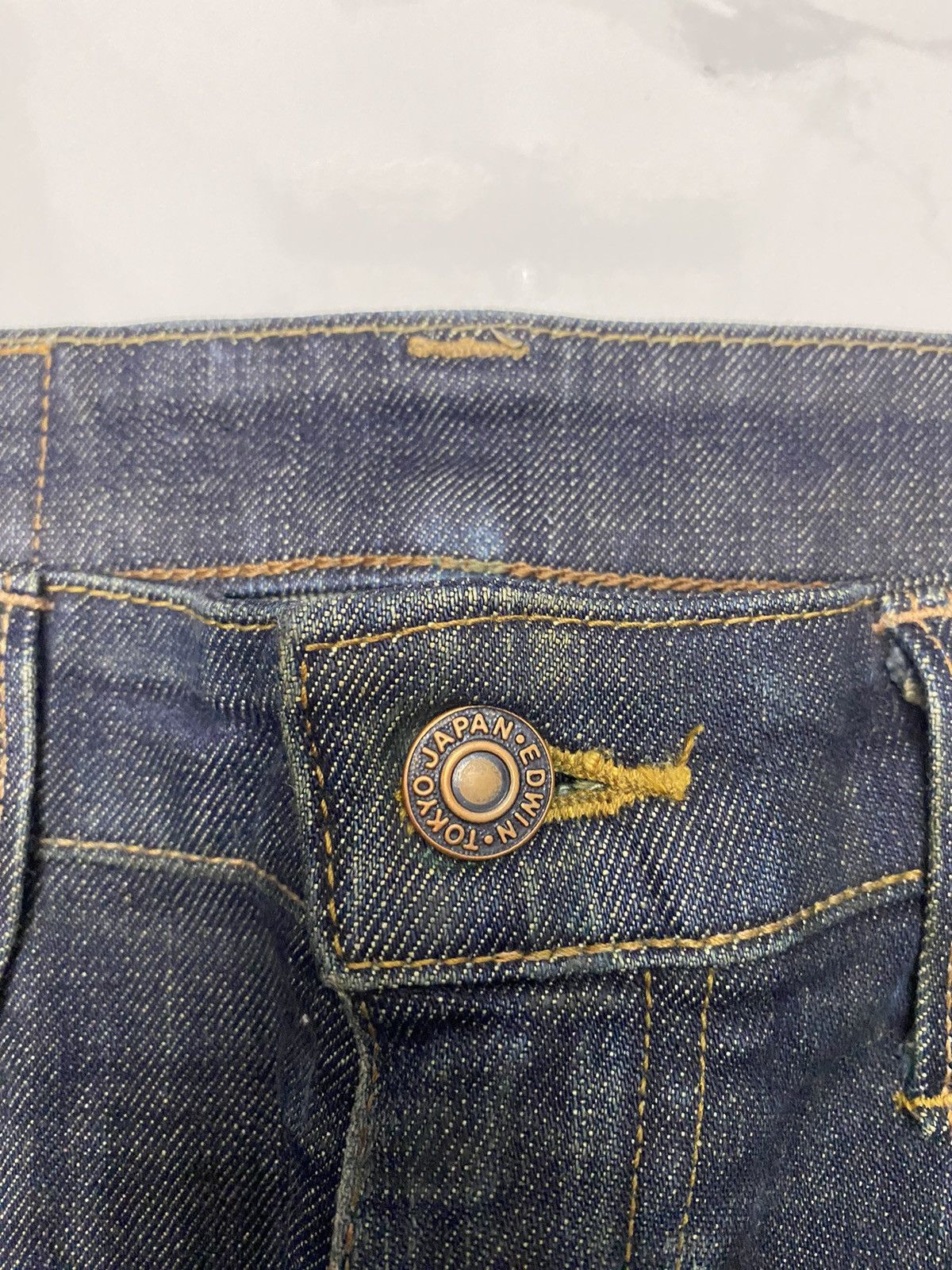 Edwin × Kapital EDWIN 503 MADE IN JAPAN TOKYO DENIM JEANS Size US 30 / EU 46 - 10 Thumbnail