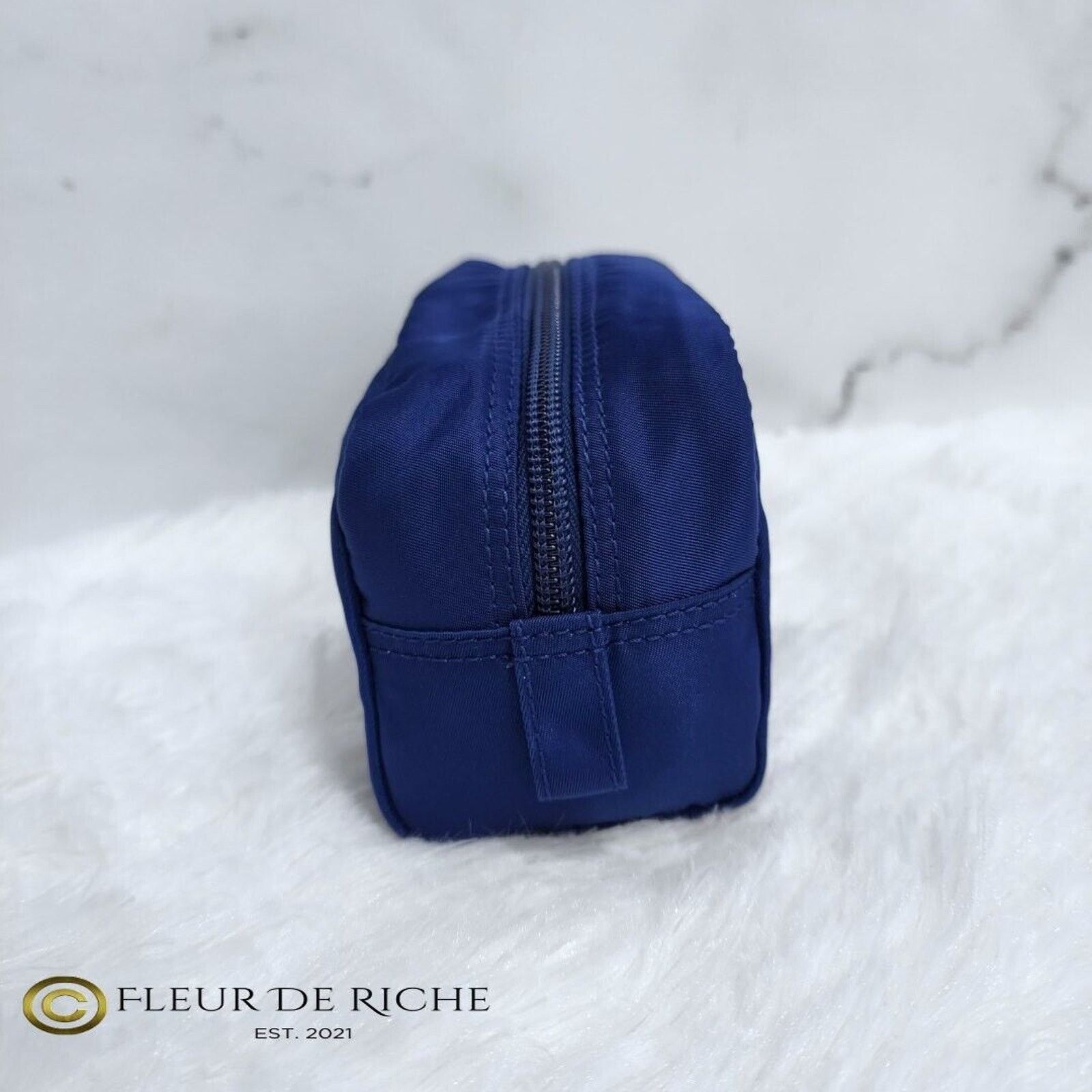 Prada Prada Necessaire Nylon Cosmetic Case Blue Bleuette 1NA350 Size ONE SIZE - 6 Thumbnail