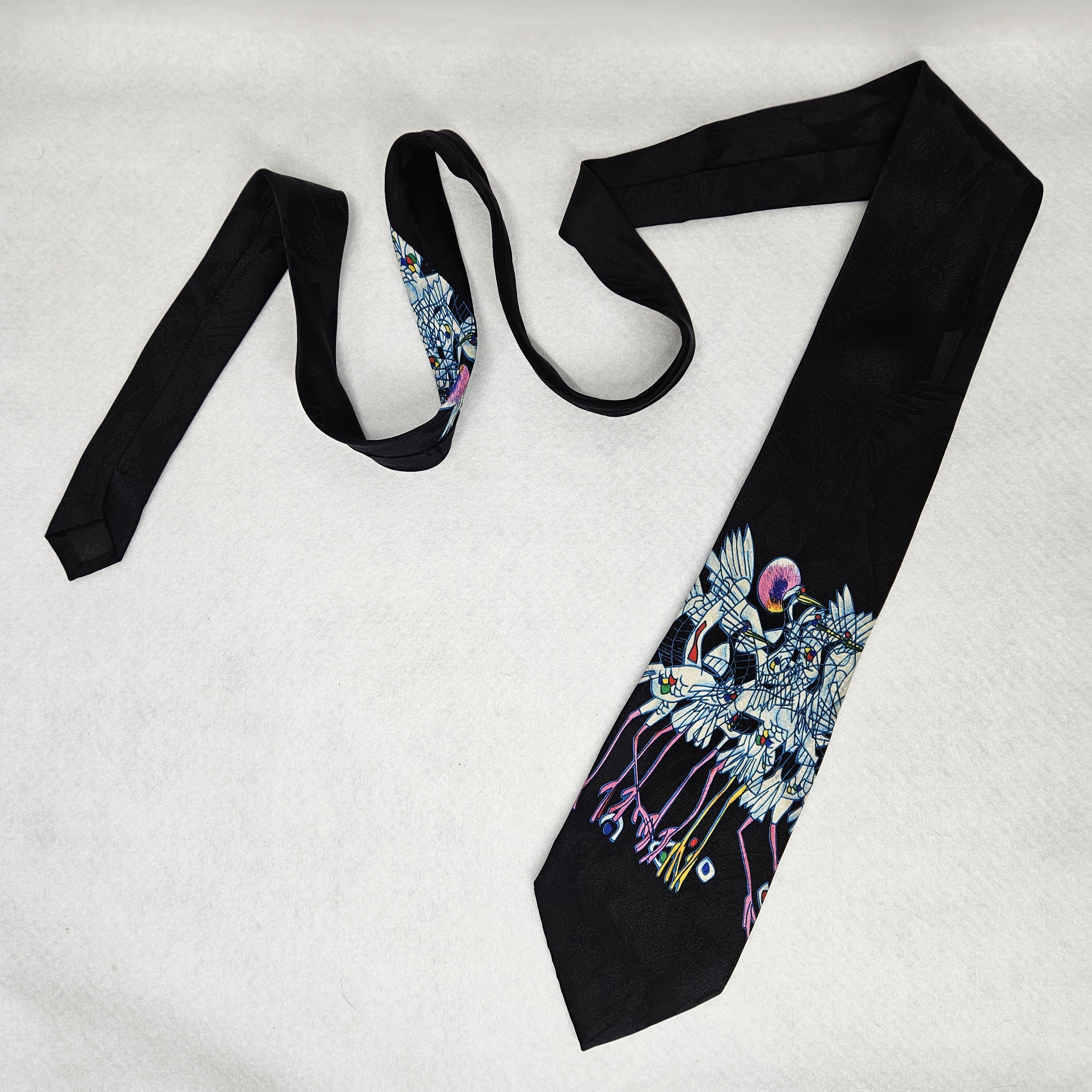 Other Jiang 60x3.75" Necktie Tiefeng Silk Artist Yunnan School Size ONE SIZE - 14 Thumbnail