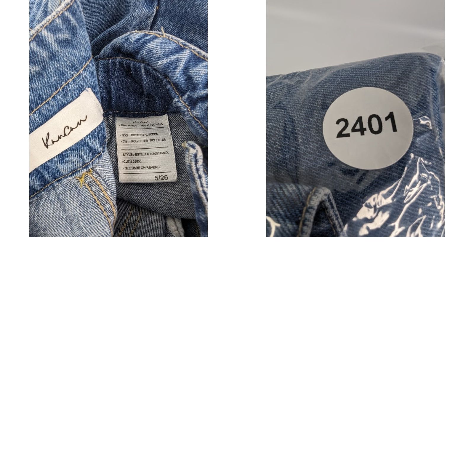 Vintage Kancan Womens Jeans Shirley Ultra High Rise Mom Style Paper Bag Y2K Size 5/26 Blue Denim 5-Pocket Design Regular Fit Womens Jeans Size 27" / US 4 / IT 40 - 9 Thumbnail