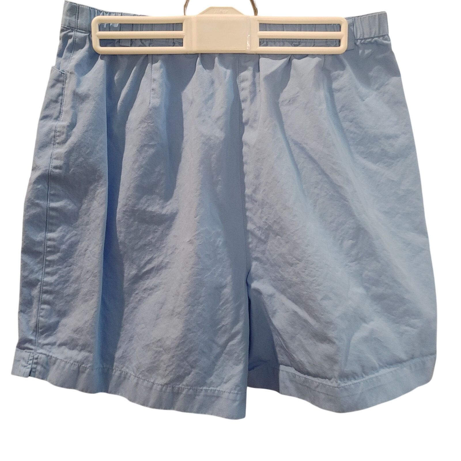 Other Liz Claiborne Liz Sport Women's 12 Blue Stretch Waist Shorts Size 34" / US 12 / IT 48 - 2 Thumbnail