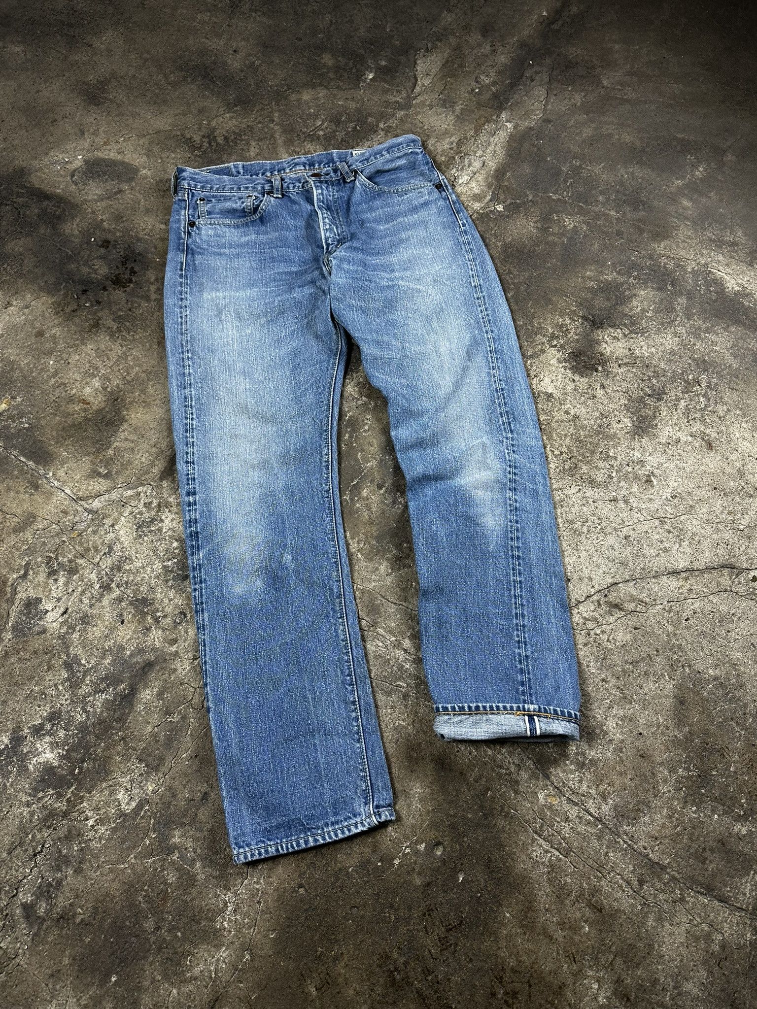 Orslow Japan Made Selvedge Orslow Straight Jeans Size US 30 / EU 46 - 2 Thumbnail