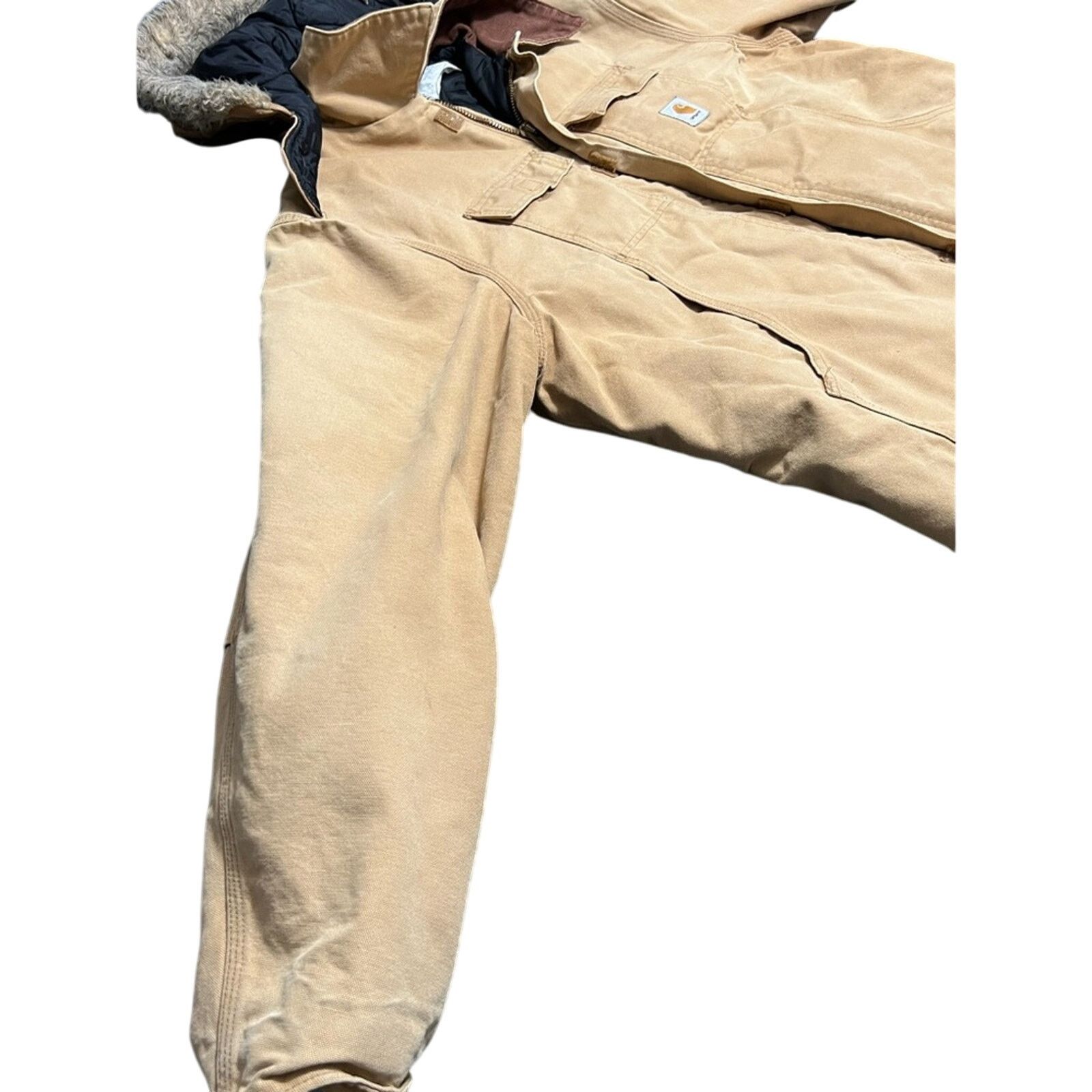 Carhartt VTG Carhartt Jacket CQ186 Chore Coat Canvas 90s UNION MADE Size US XXL / EU 58 / 5 - 9 Thumbnail