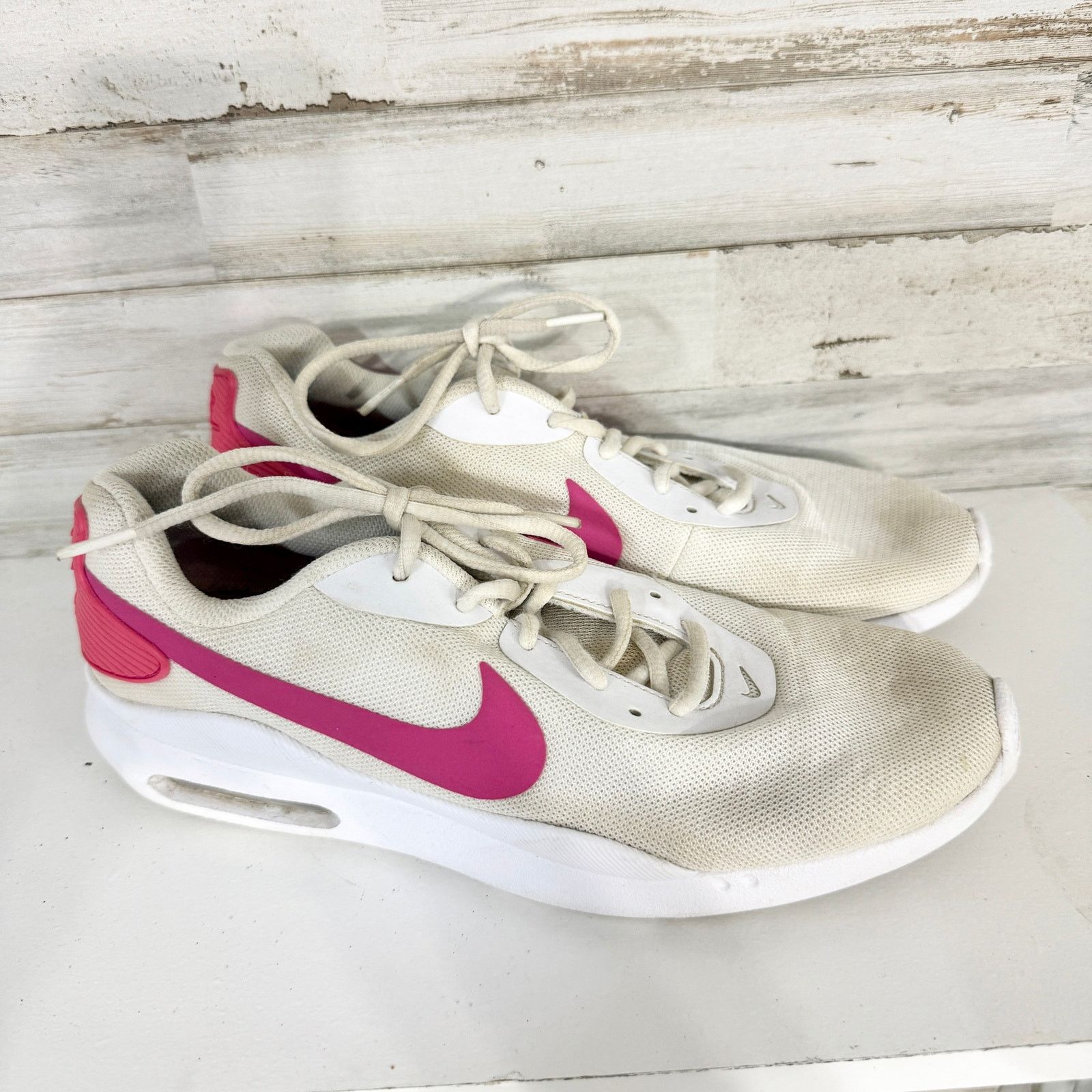 Nike NIKE Air Max Oketo AQ2231-103 White Running Shoes Size 9.5 Size US 9.5 / IT 39.5 - 4 Thumbnail