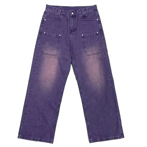 Japanese Brand × Jean Purple Y2K Jeans Men Casual Streetwear Size US 30 / EU 46 - 4 Thumbnail