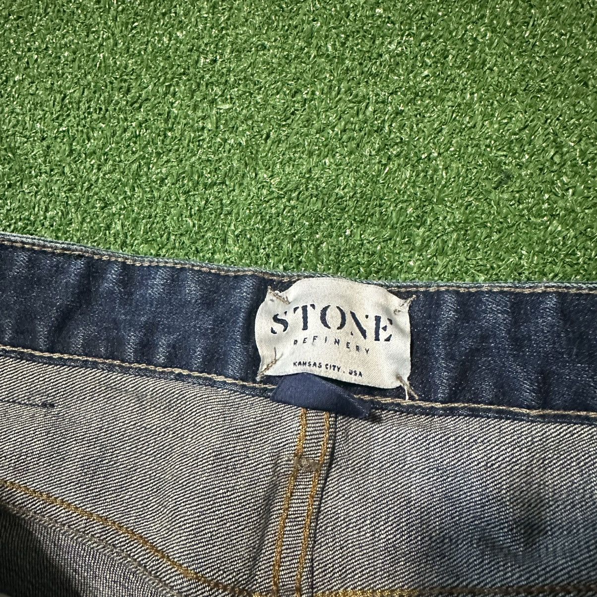 Other Stone Refinery Slim Straight The Clyde Distressed Jeans Size US 33 - 4 Thumbnail