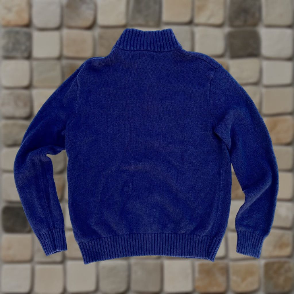 Polo Ralph Lauren Polo Jeans Ralph Lauren Men's Vintage Mock Neck Sweater Knit Navy Size M 90s Polo Jeans Ralph Lauren Pullover Sweater Mens Vintage 90s Classic Size US M / EU 48-50 / 2 - 1 Thumbnail