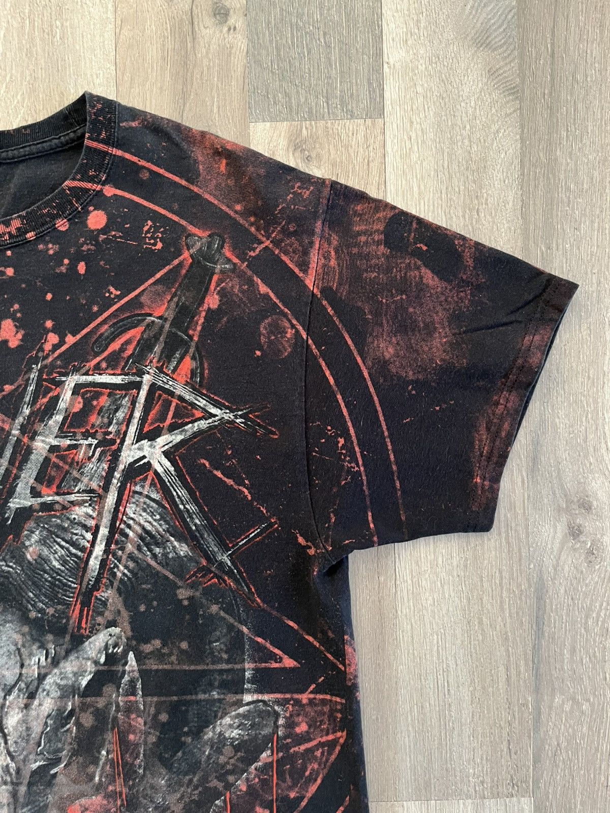 Slayer Vintage 00s Slayer AOP Baphomet Tee Size US L / EU 52-54 / 3 - 7 Thumbnail