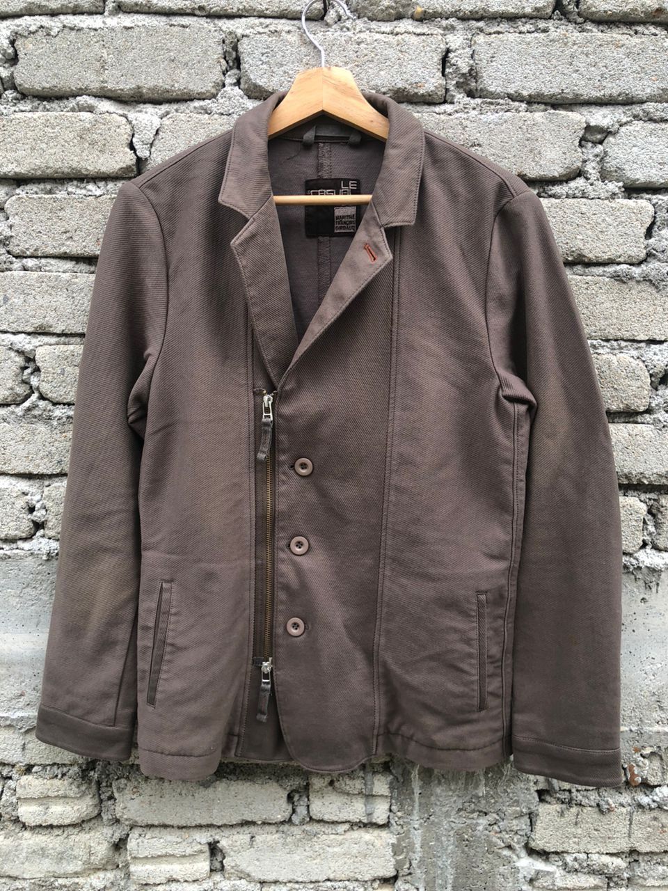 Marithe + Francois Girbaud Le Casual De Marithe Francois Girbaud Zipper Button Jacket Size US M / EU 48-50 / 2 - 1 Thumbnail