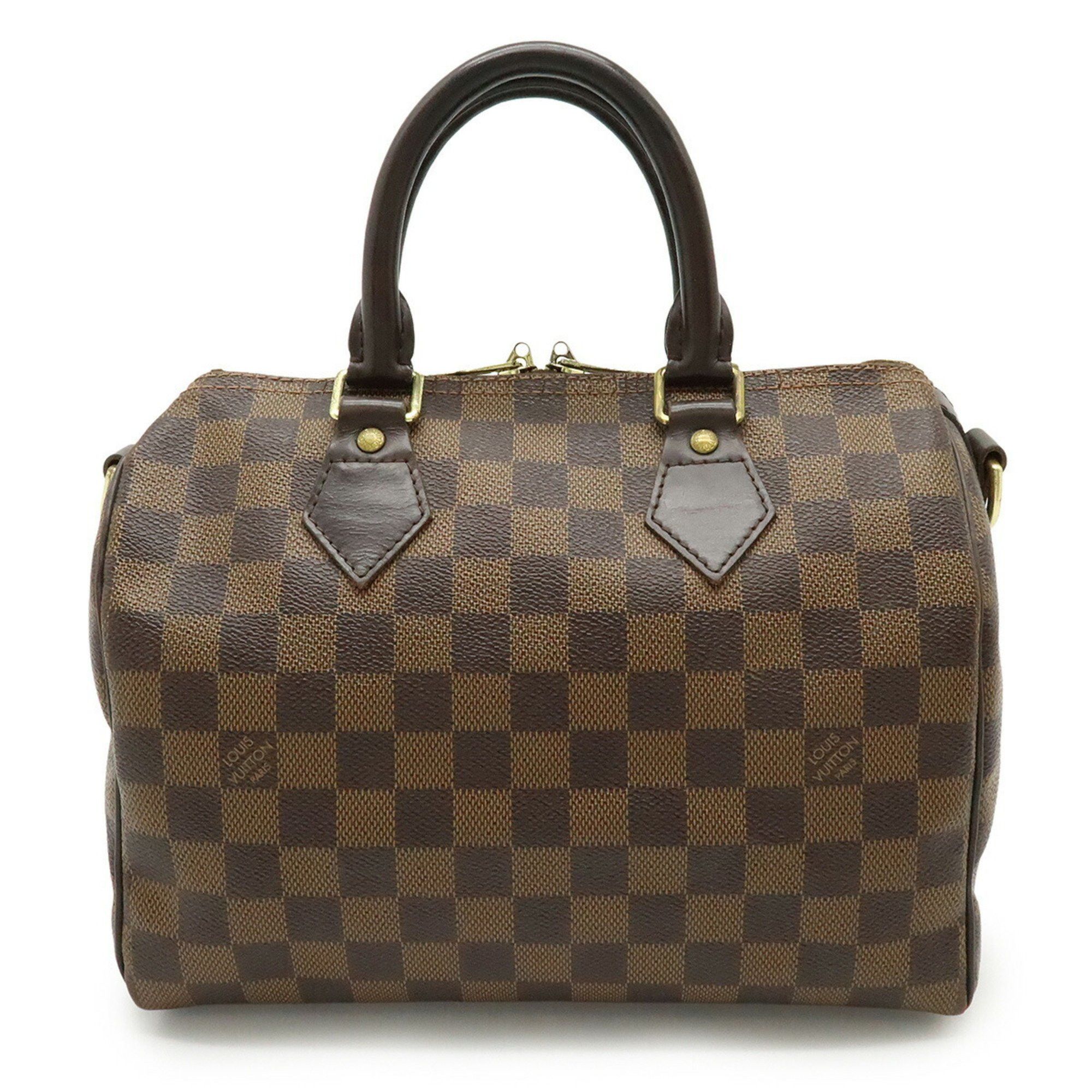 Louis Vuitton Damier Speedy Bandouliere 25 Handbag Boston Bag Shoulder N41368 in Brown, Women's