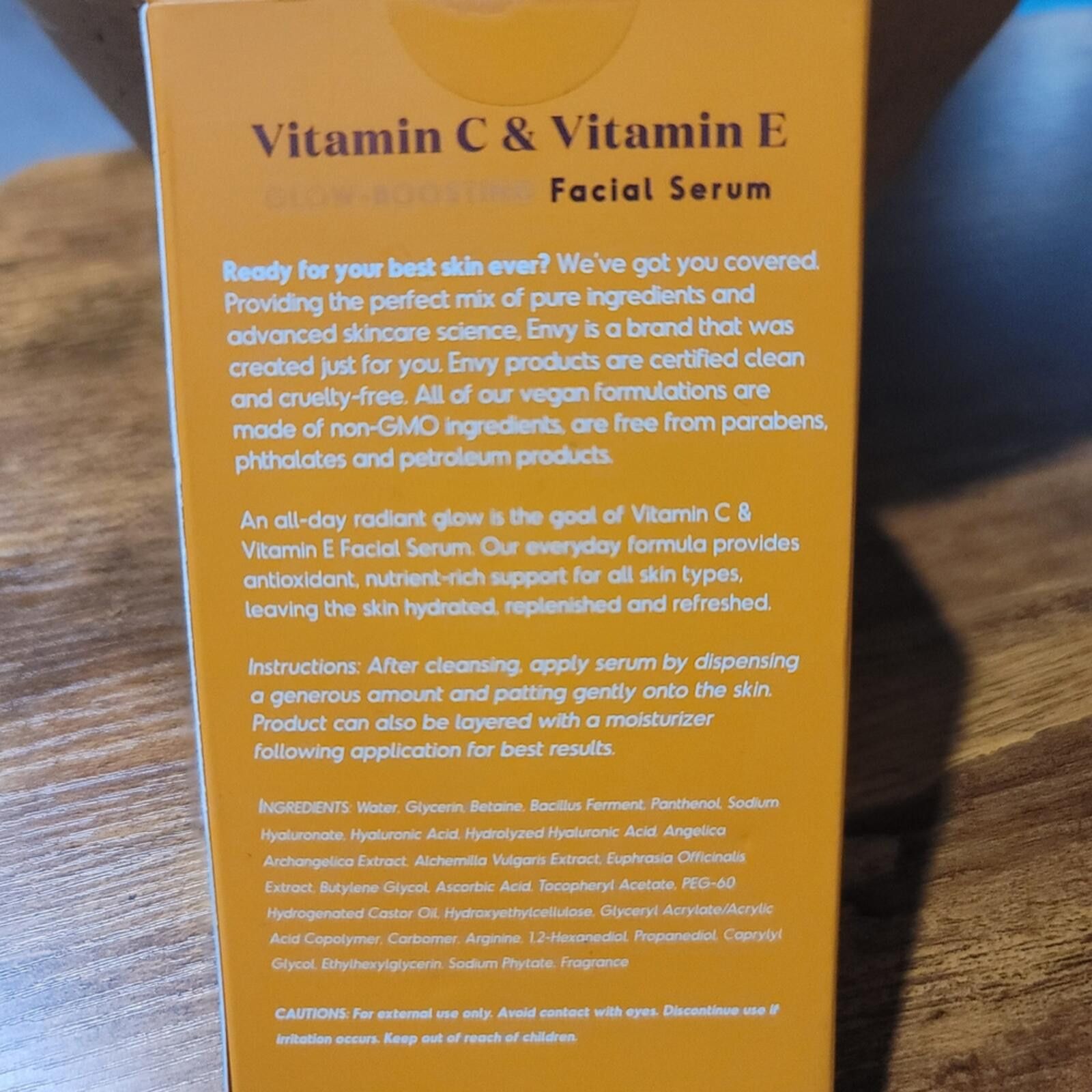 Enyce Envy Vitamin C Vitamin E Glow-Boosting Facial Serum 50ML New Size ONE SIZE - 2 Thumbnail
