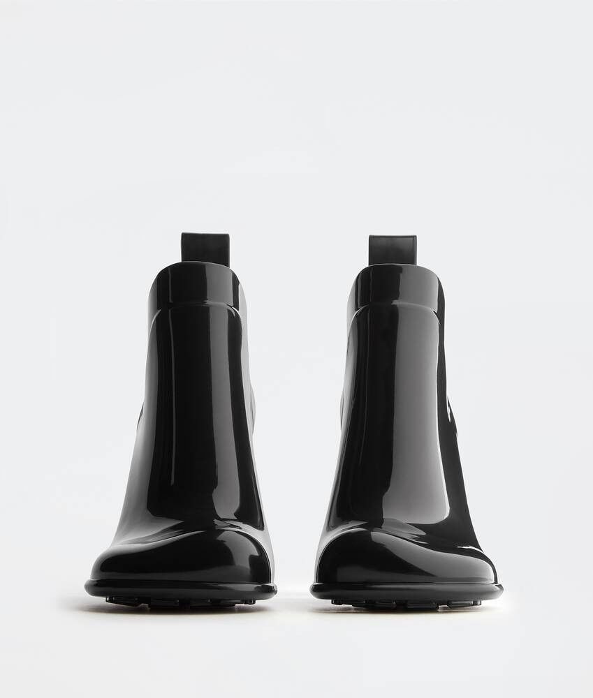 Bottega Veneta o1y0725 Rubber Ankle Boots in Black Size US 7 / IT 37 - 2 Thumbnail
