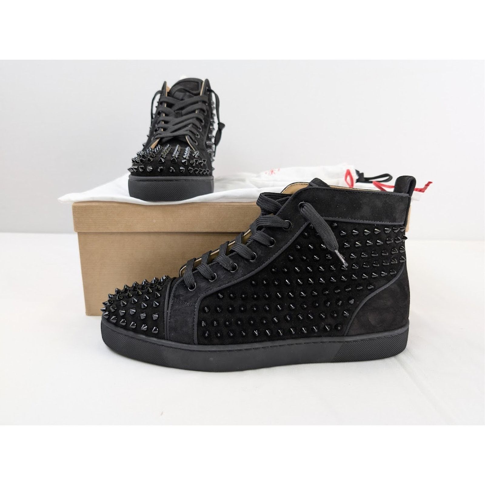 Christian Louboutin o1rshd1 Louis Orlato Flat Sneakers in Black Size US 12 / EU 45 - 21 Thumbnail