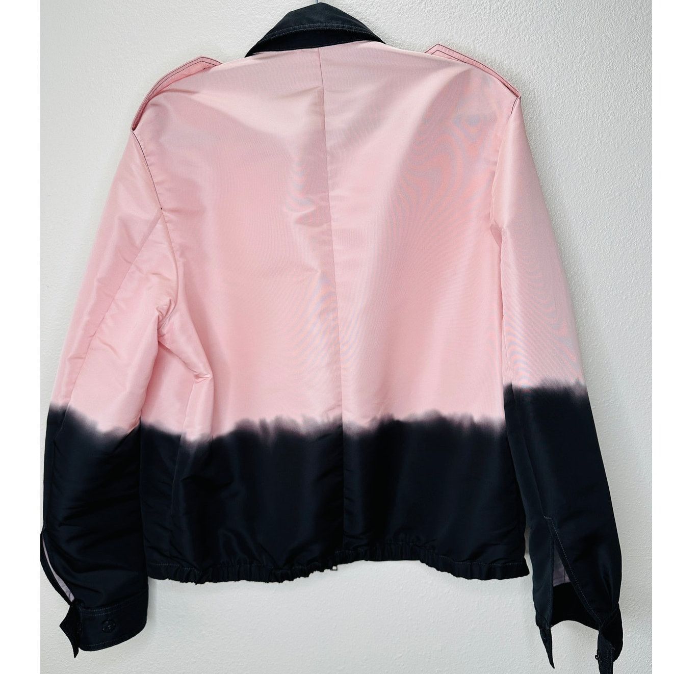Alexander McQueen Alexander McQueen Pink & Black Dip Dye Front Zip Jacket 50 Size US L / EU 52-54 / 3 - 14 Thumbnail