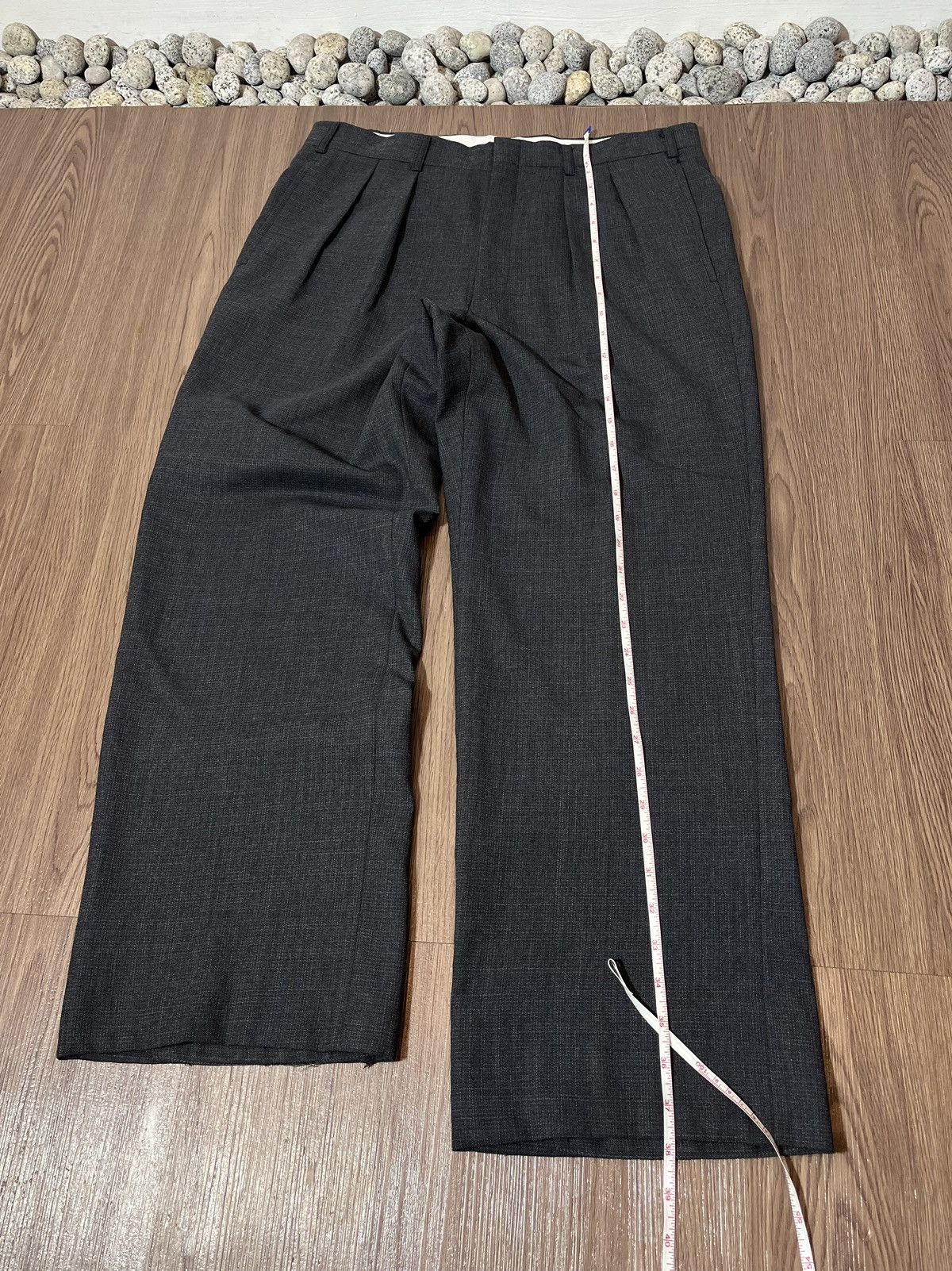 Burberry × Vintage Vintage Burberry Classic Charcoal Trouser Size US 33 - 14 Thumbnail