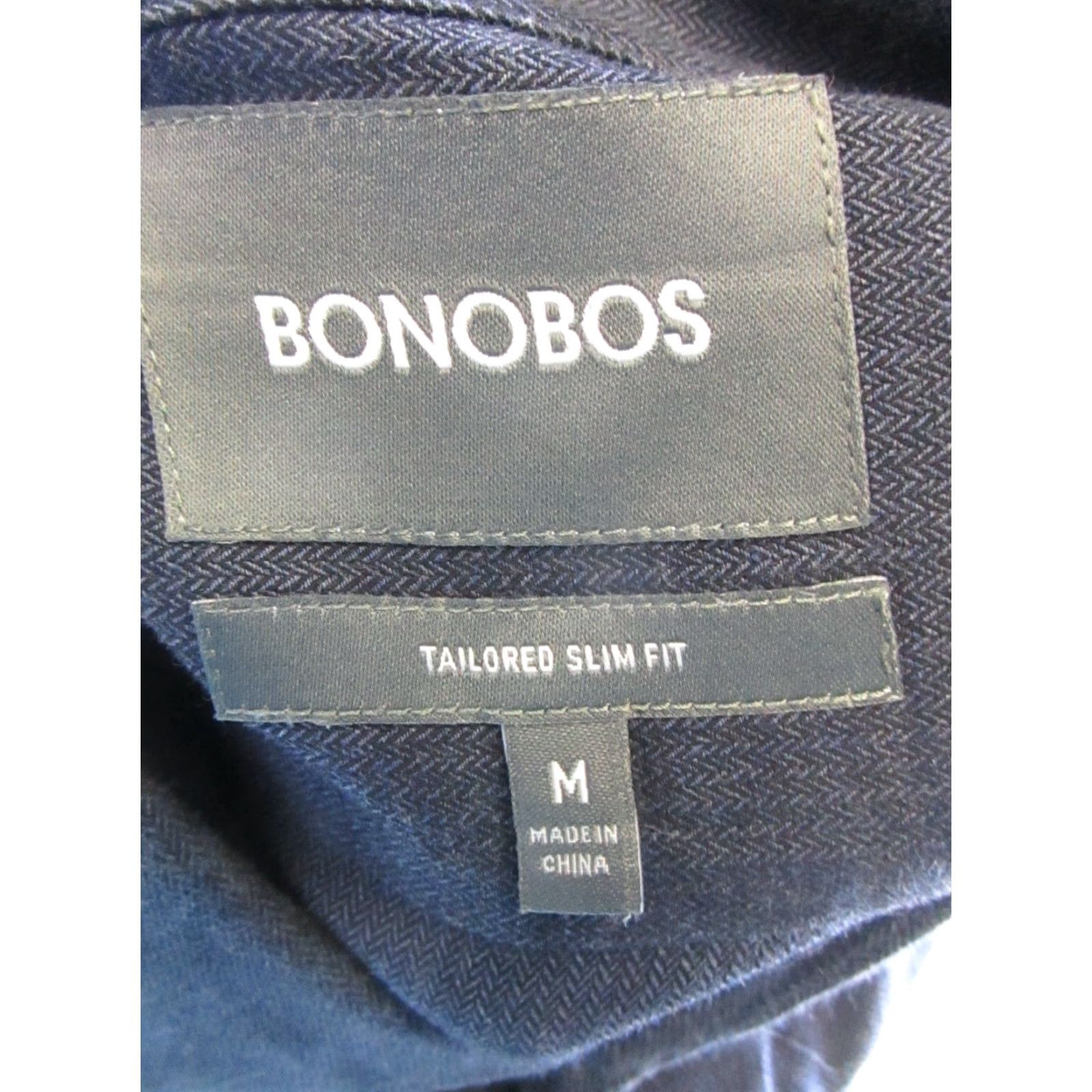 Bonobos Bonobos Shirt Mens M Blue Cotton Button-Up Size US M / EU 48-50 / 2 - 3 Thumbnail