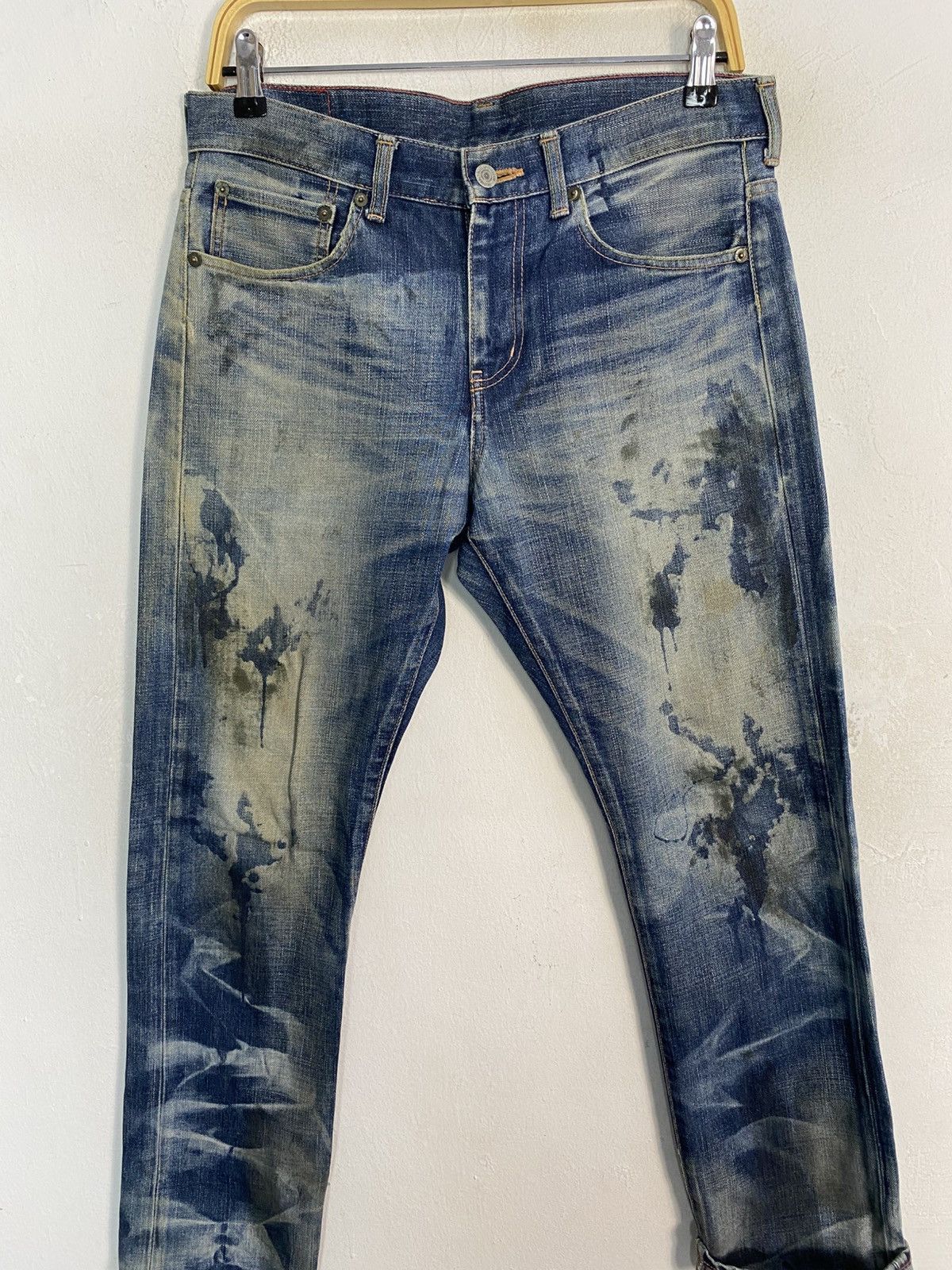 Japanese Brand Soul Of Freedom SOF Indigo Denim Jeans Straight Cut Size 32 Size US 32 / EU 48 - 3 Thumbnail