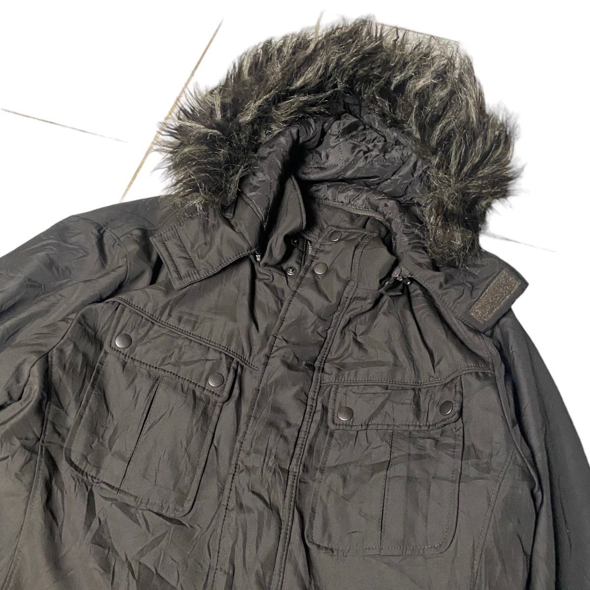 If Six Was Nine 2000's Louis Chavlon Fur Faux Parka Jacket Size US XL / EU 56 / 4 - 4 Thumbnail