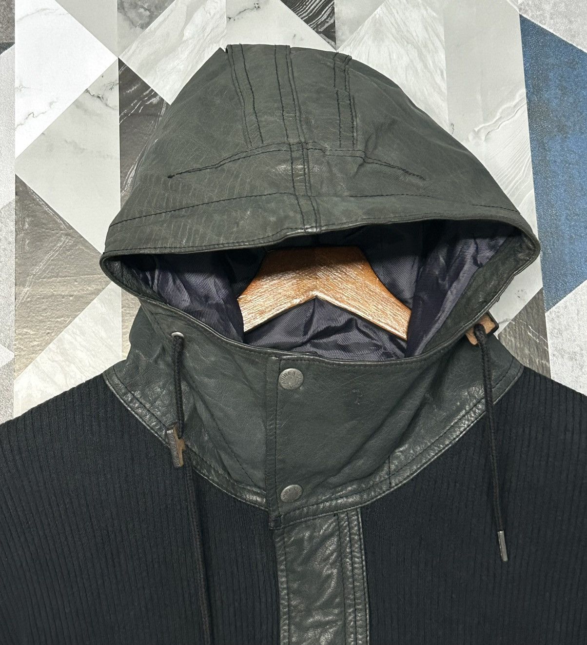 Avirex 🔥🔥🔥AVIREX Zipper Jacket Hoodie Leather Size US M / EU 48-50 / 2 - 5 Thumbnail