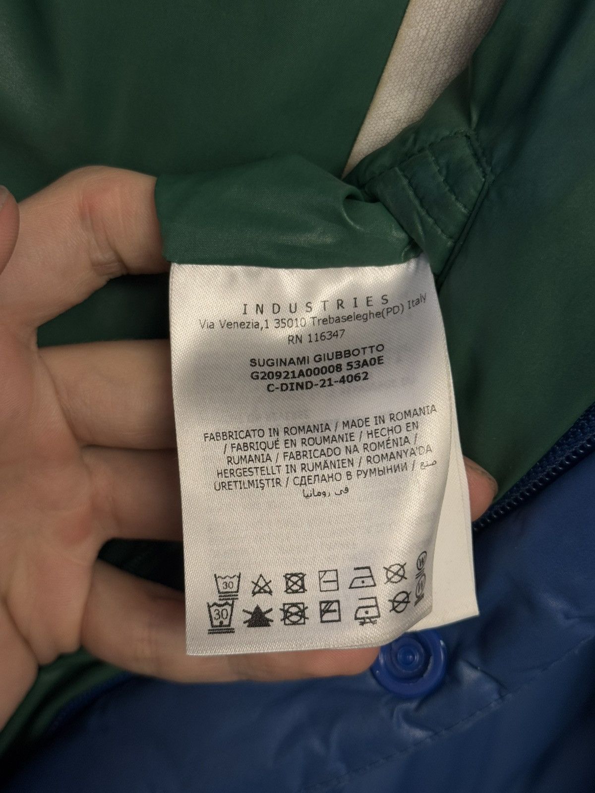 Moncler Moncler Suginami Giubbotti Men Size (2) Blue Green $1770 Size US M / EU 48-50 / 2 - 11 Thumbnail