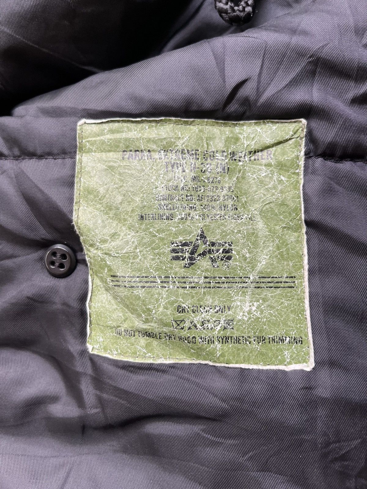 Japanese Brand Alpha Industries N-3B Parka Fur Jacket Size US S / EU 44-46 / 1 - 11 Thumbnail