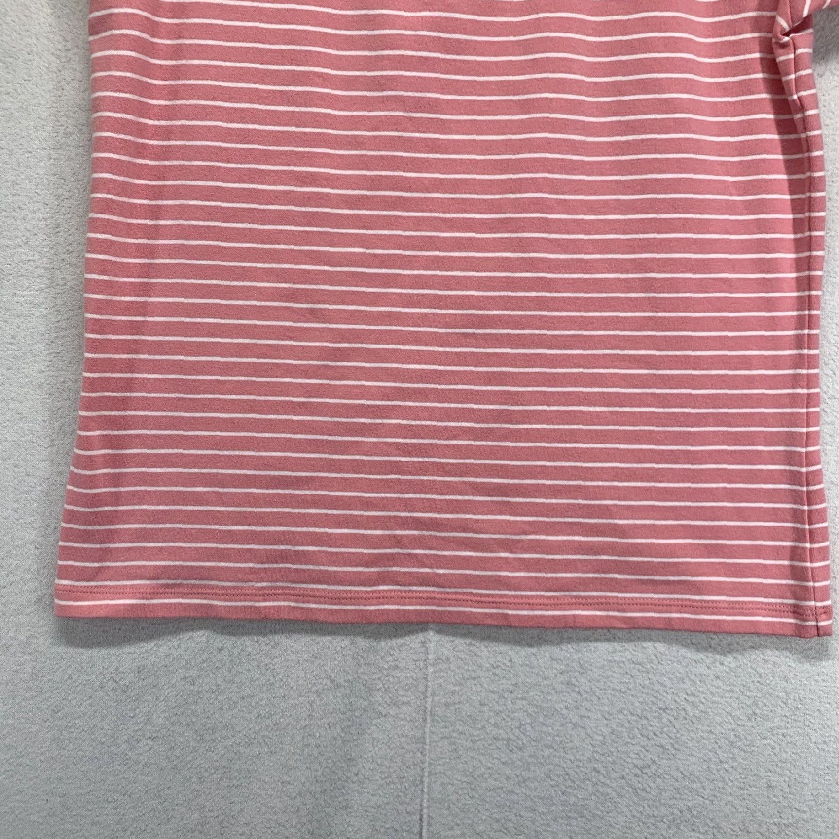Pinko Sigrid Olsen Sport Women's T-Shirt Small Pink White Stripes Summer Beach Casual Stretch 2020s Size S / US 4 / IT 40 - 5 Thumbnail
