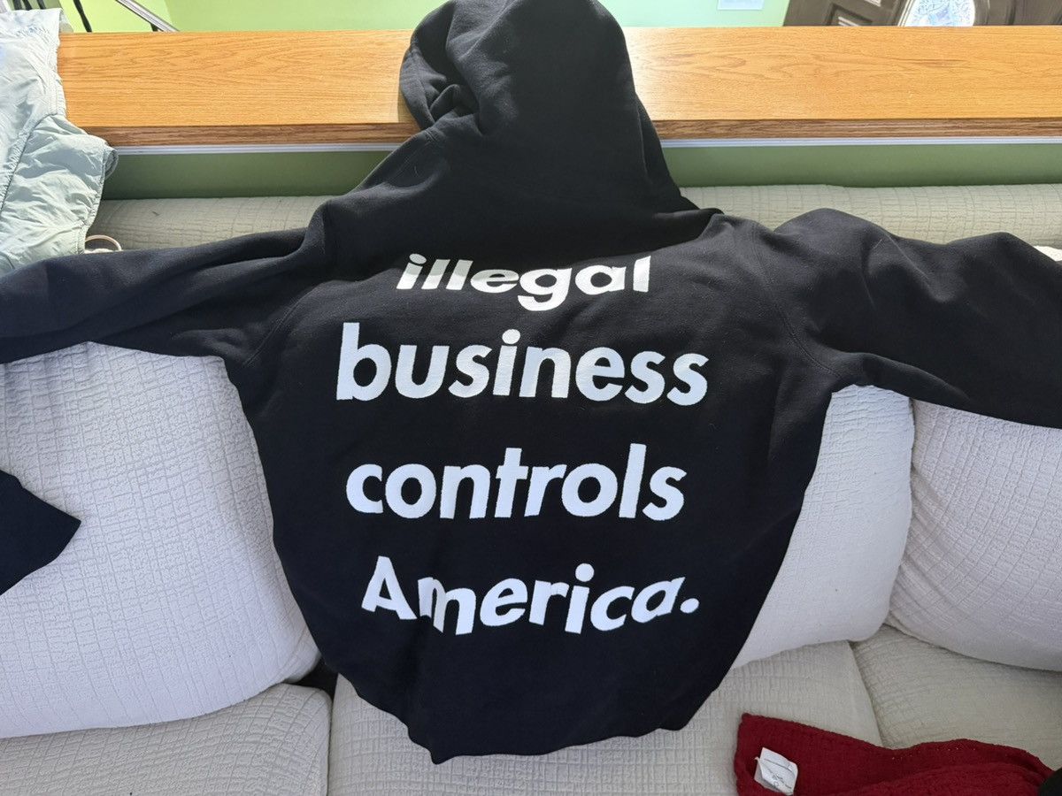 Supreme Supreme illegal business hoodie - Medium Size US M / EU 48-50 / 2 - 5 Thumbnail