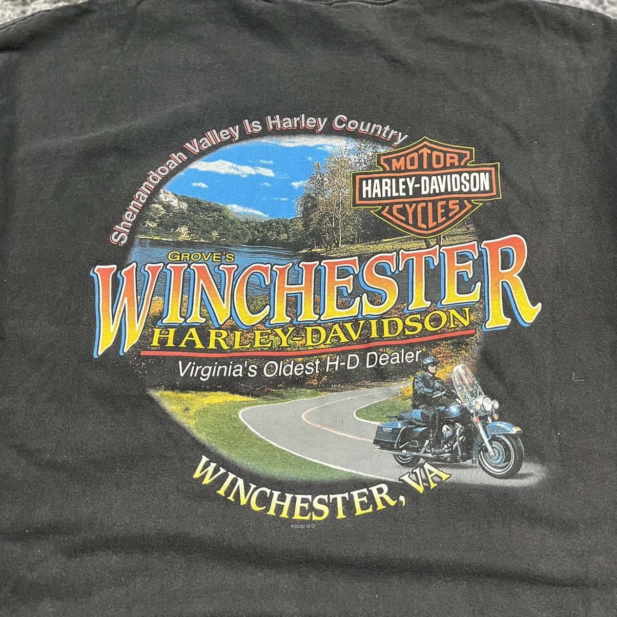 Harley Davidson Vintage Harley Davidson 2000s Y2K Biker Grunge T Shirt XL Size US XL / EU 56 / 4 - 6 Thumbnail