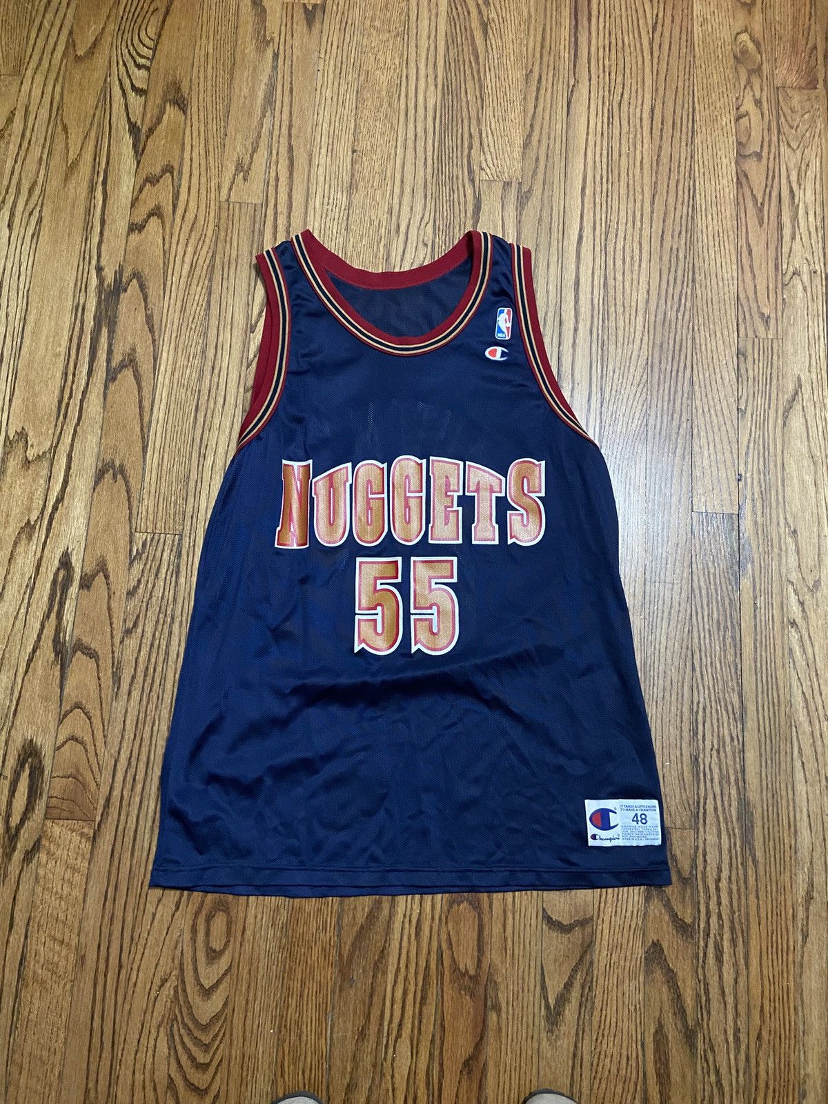 Champion Vintage denver nuggets champion diekembe mutumbo jersey Size US XL / EU 56 / 4 - 1 Thumbnail