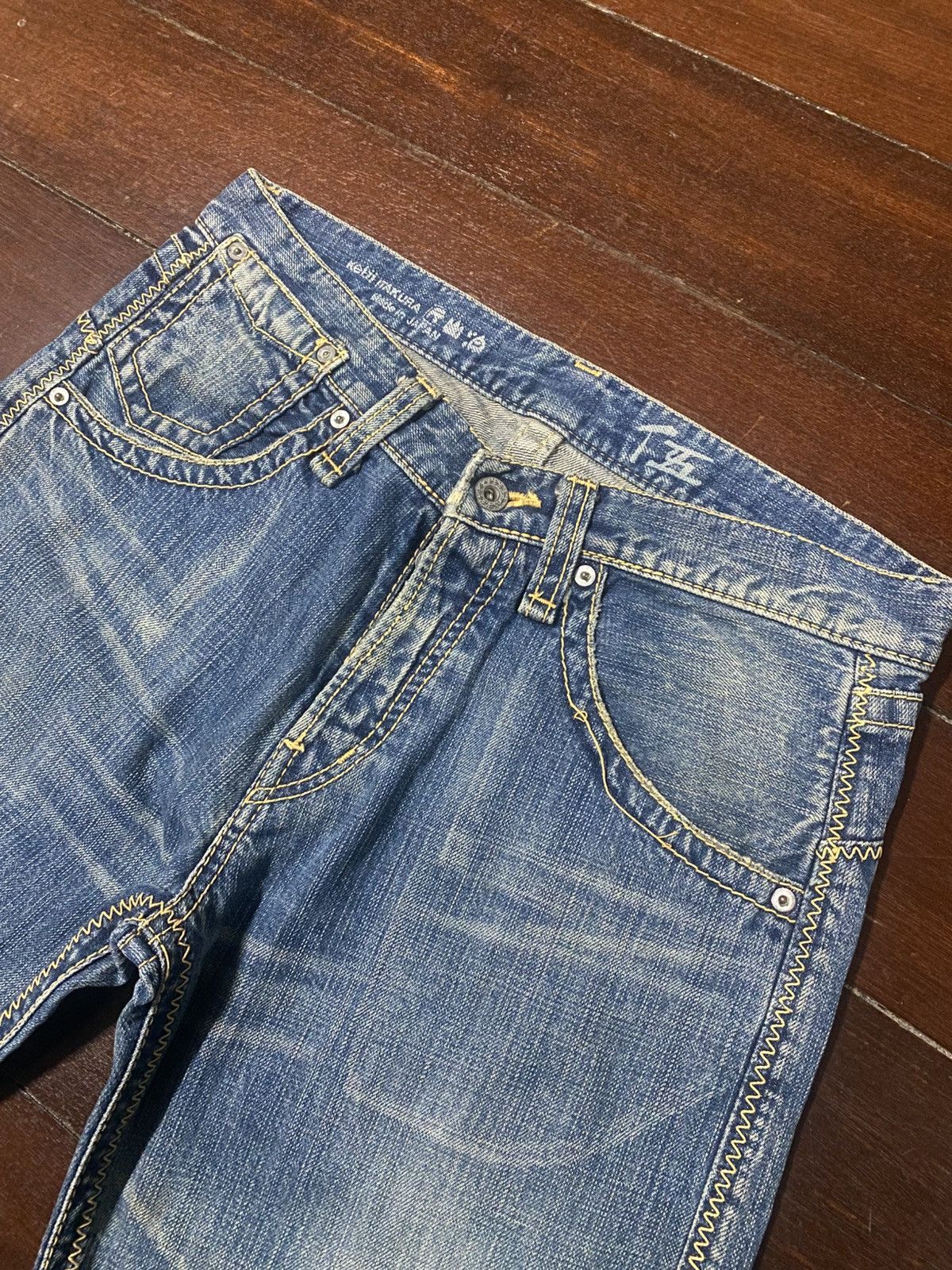 14th Addiction 💥💥 Japanes Brand keiji itakura made in japan Jeans Size US 33 - 7 Thumbnail