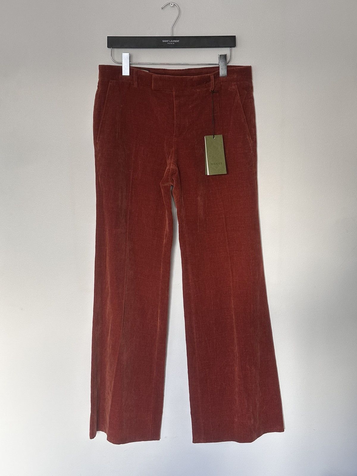 Gucci Gucci flared velvet pants Size US 32 / EU 48 - 1 Thumbnail