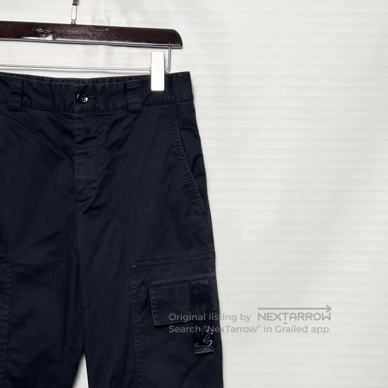Louis Vuitton Louis Vuitton FW23 Men's Black Cargo Pants. Size US 28 / EU 44 - 3 Thumbnail