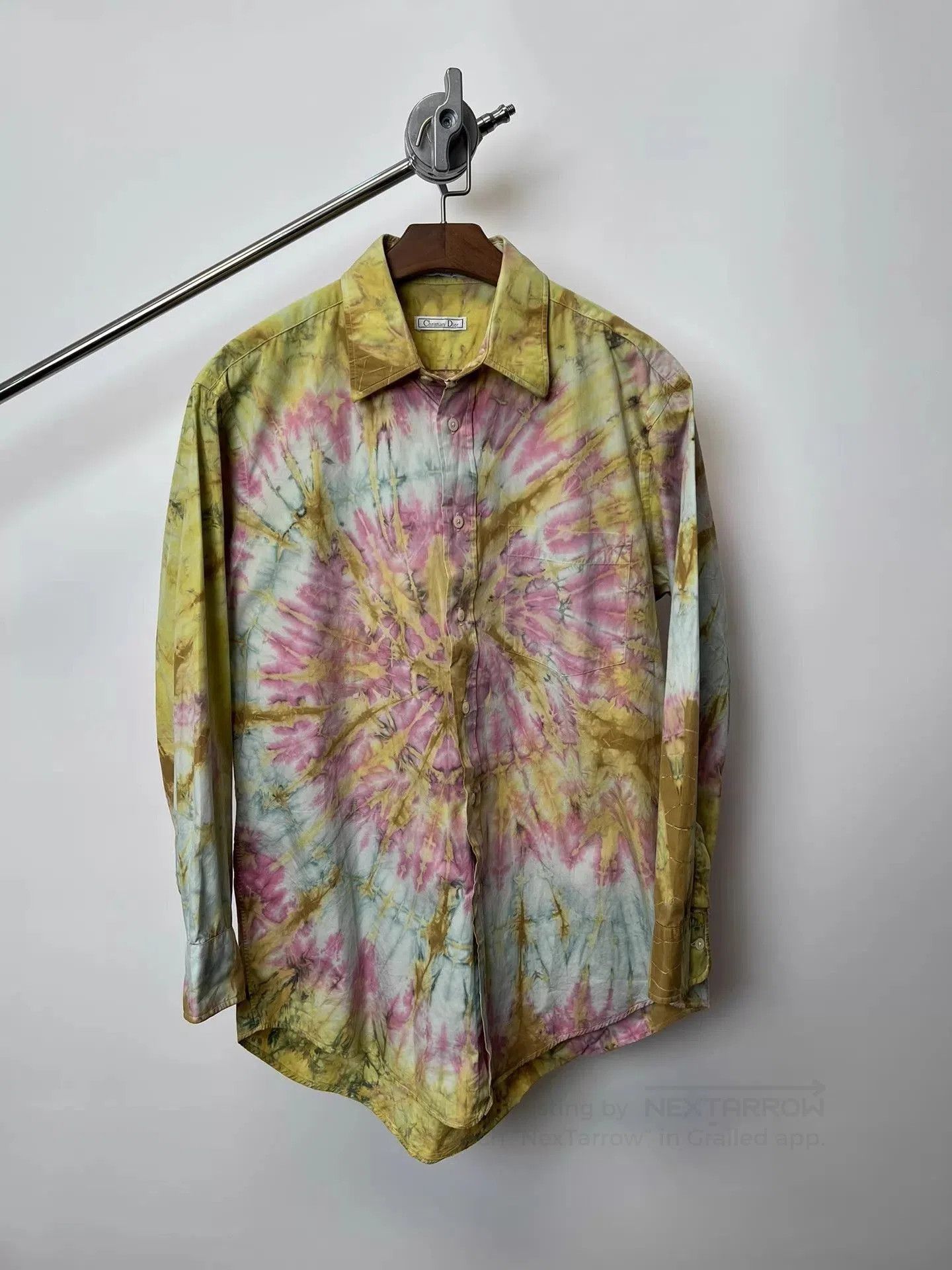 Dior Tie-Dye Long Sleeve Button-Up Shirt. Size US L / EU 52-54 / 3 - 1 Thumbnail