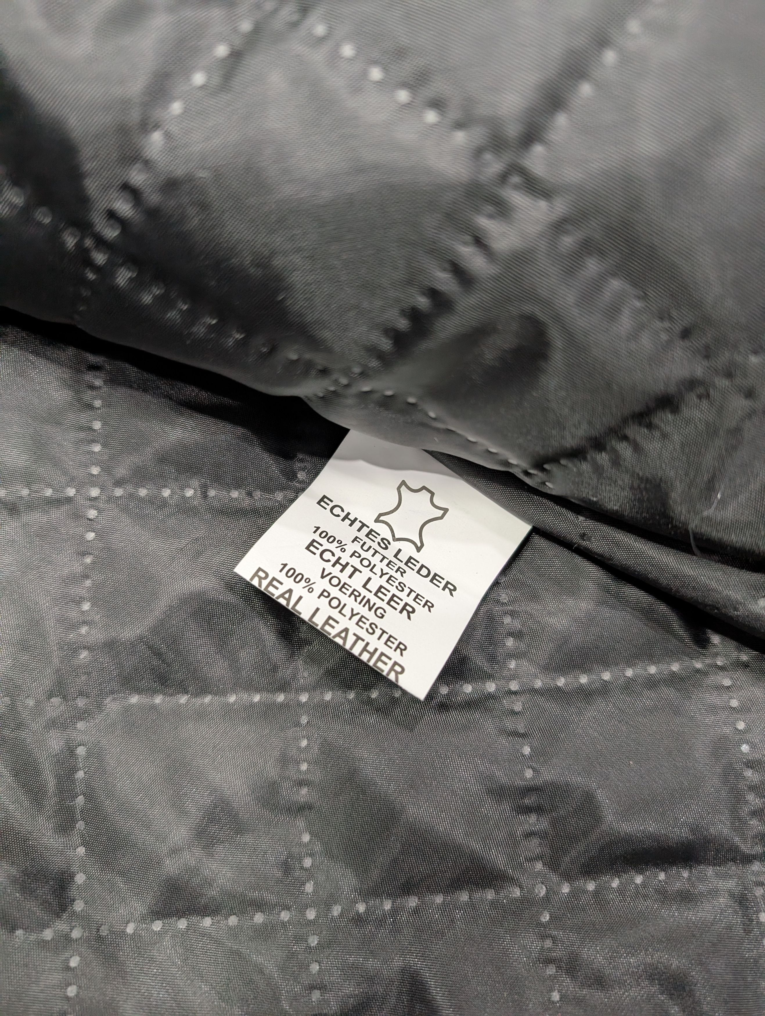 Formula 1 💥 Mercedes Benz 💥 Grey Racing Leather Jacket Streetwear Size US L / EU 52-54 / 3 - 9 Thumbnail