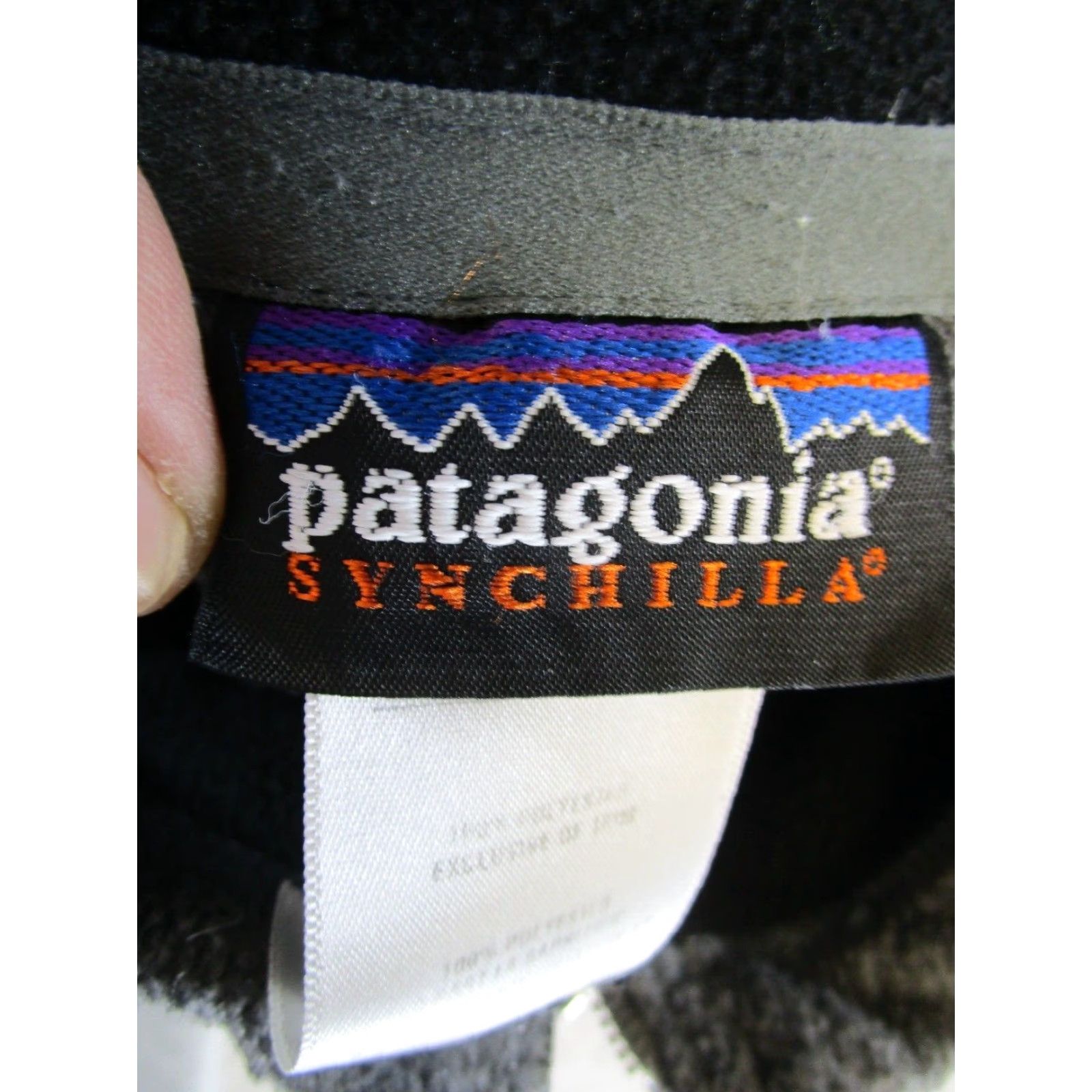 Patagonia VINTAGE Patagonia Vest Mens XL Gray Synchilla Fleece Full Zip Size US XL / EU 56 / 4 - 3 Thumbnail