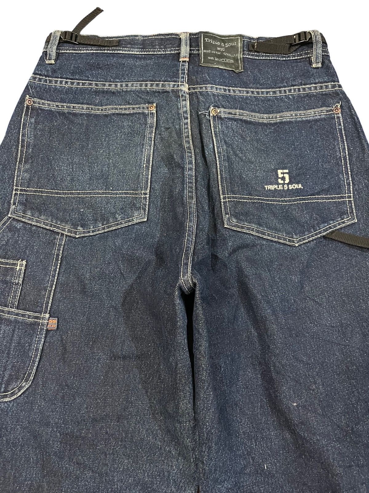 JNCO × Southpole × Triple 5 Soul Vintage Triple 5 NYC Soul Baggy JNCO style Denim Size US 31 - 8 Thumbnail