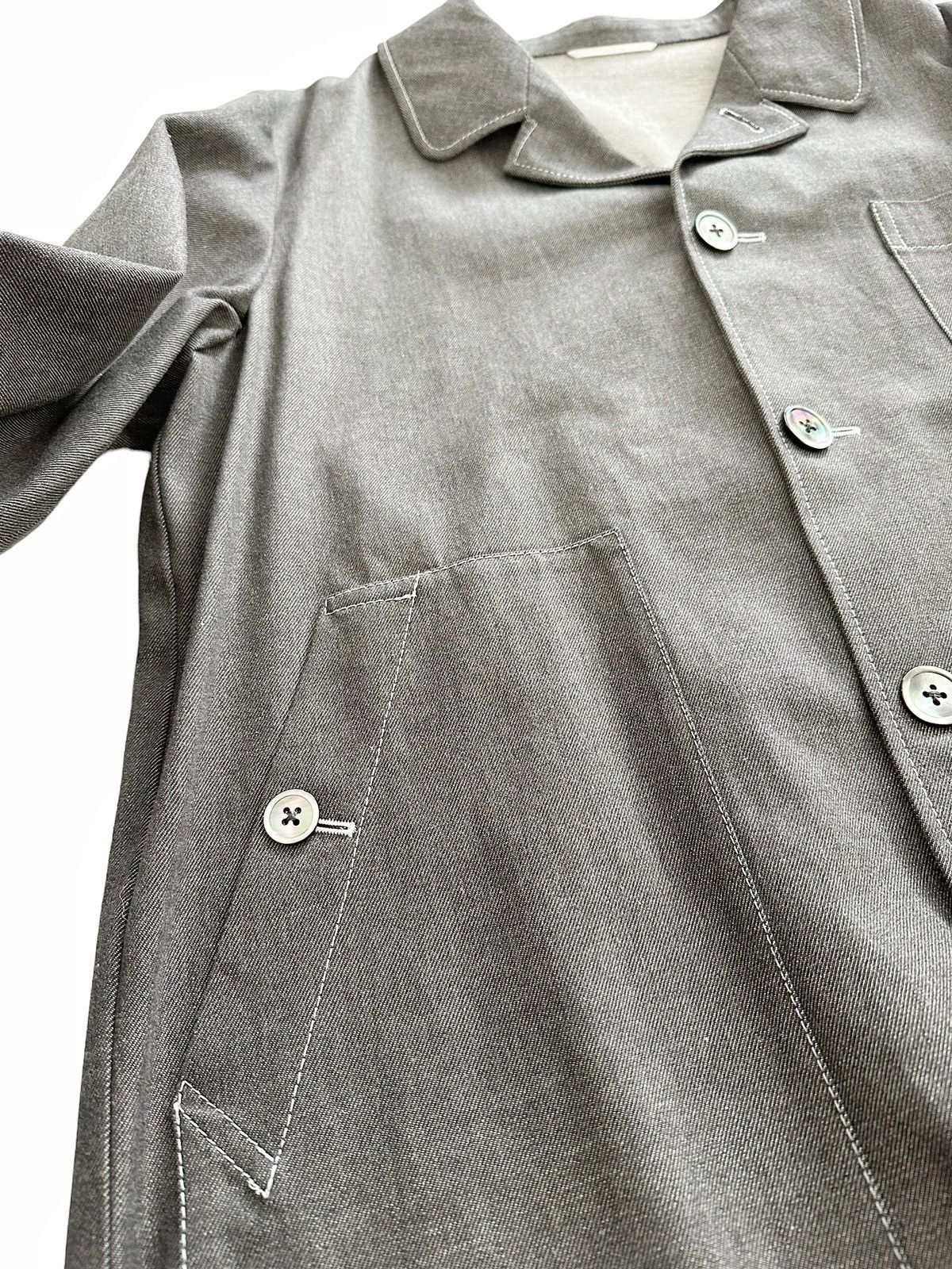 Thom Browne Sz3 Japanese Denim Round Collar Pocket Jacket Size US L / EU 52-54 / 3 - 8 Thumbnail