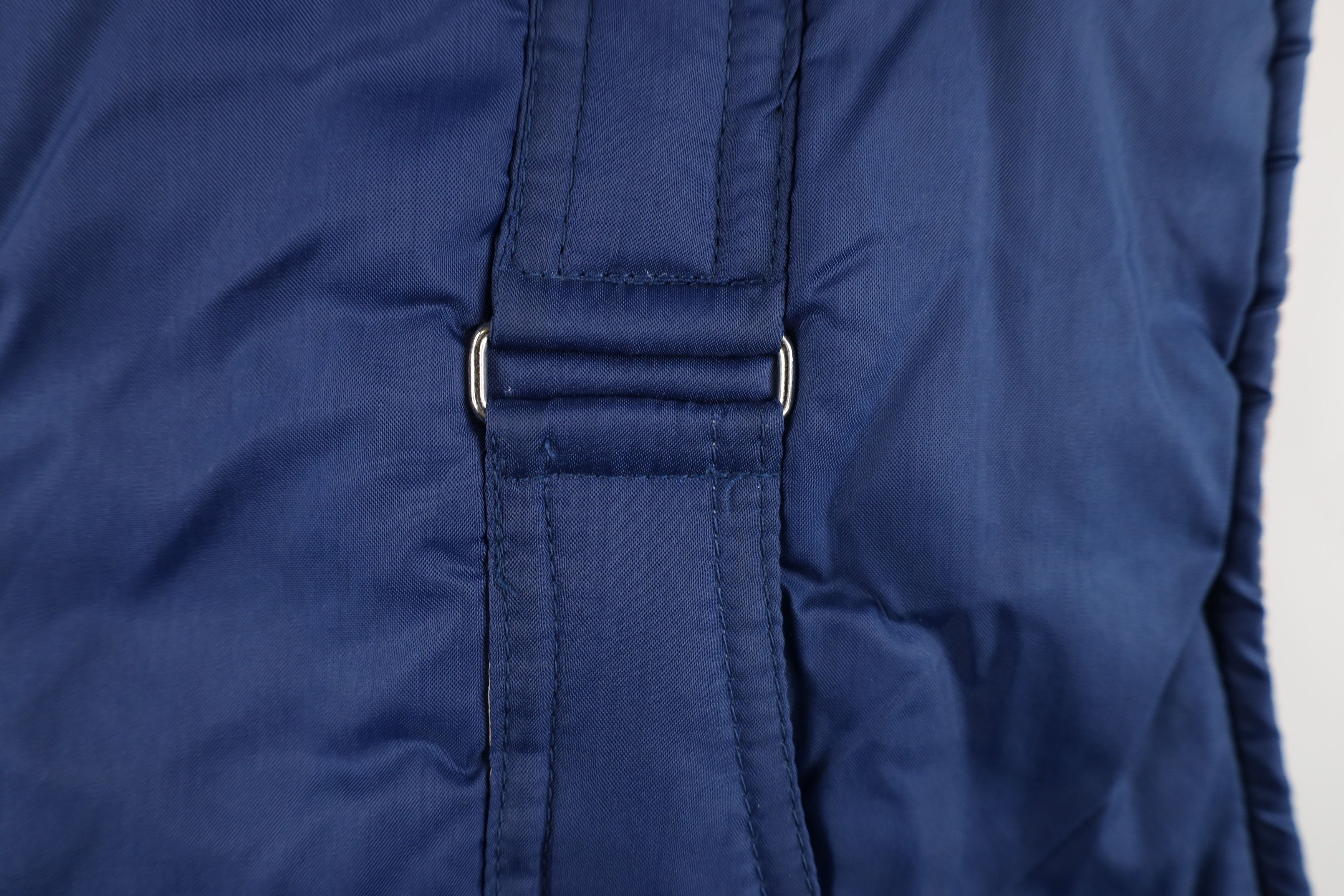Vintage Vintage 70s Streetwear Full Zip Puffer Vest Jacket Blue Size US XL / EU 56 / 4 - 4 Thumbnail