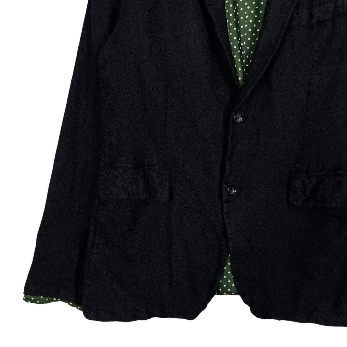 Comme des Garcons × Comme des Garcons Homme × Comme des Garcons Homme Plus 💥AD2011 COMME DES GARCONS POLKADOT LINEN CHORE JACKET Size US L / EU 52-54 / 3 - 3 Thumbnail