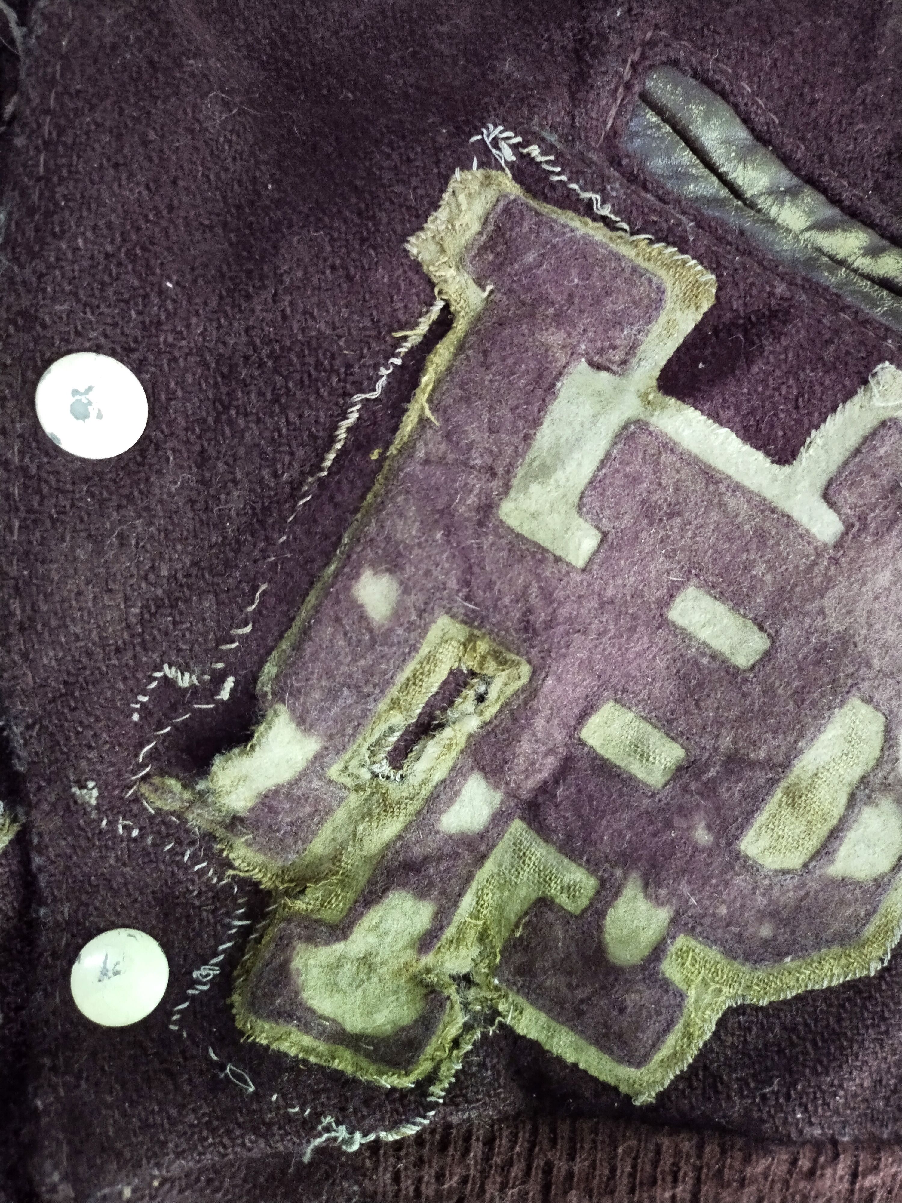 Vintage Rare Vintage Hagel Park Varsity Leather Wool Jacket Size US L / EU 52-54 / 3 - 6 Thumbnail
