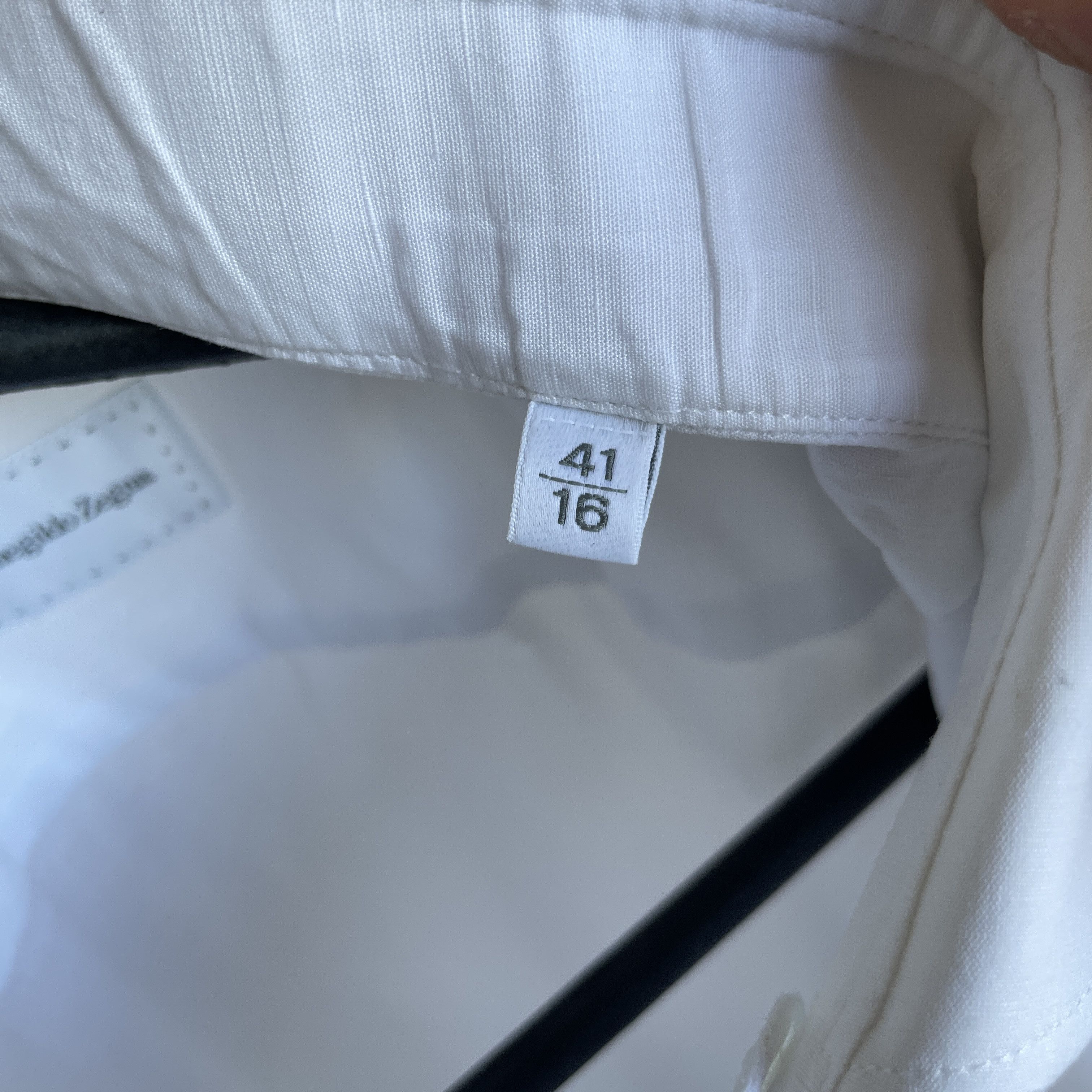 Ermenegildo Zegna Ermenegildo Zegna Cotton/Linen Slim Fit Dress Shirt Size 41 Size 38R - 11 Thumbnail
