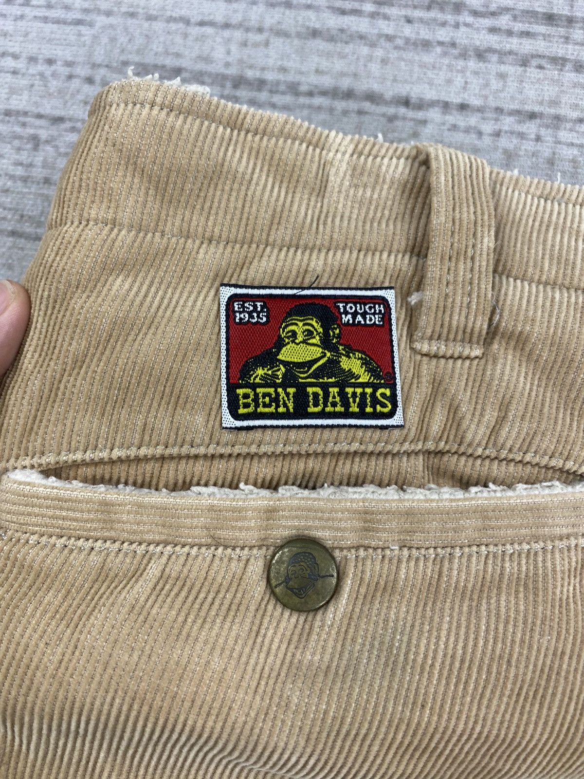 Ben Davis Vintage Ben Davis Corduroy Short Pants Size US 38 / EU 54 - 11 Thumbnail